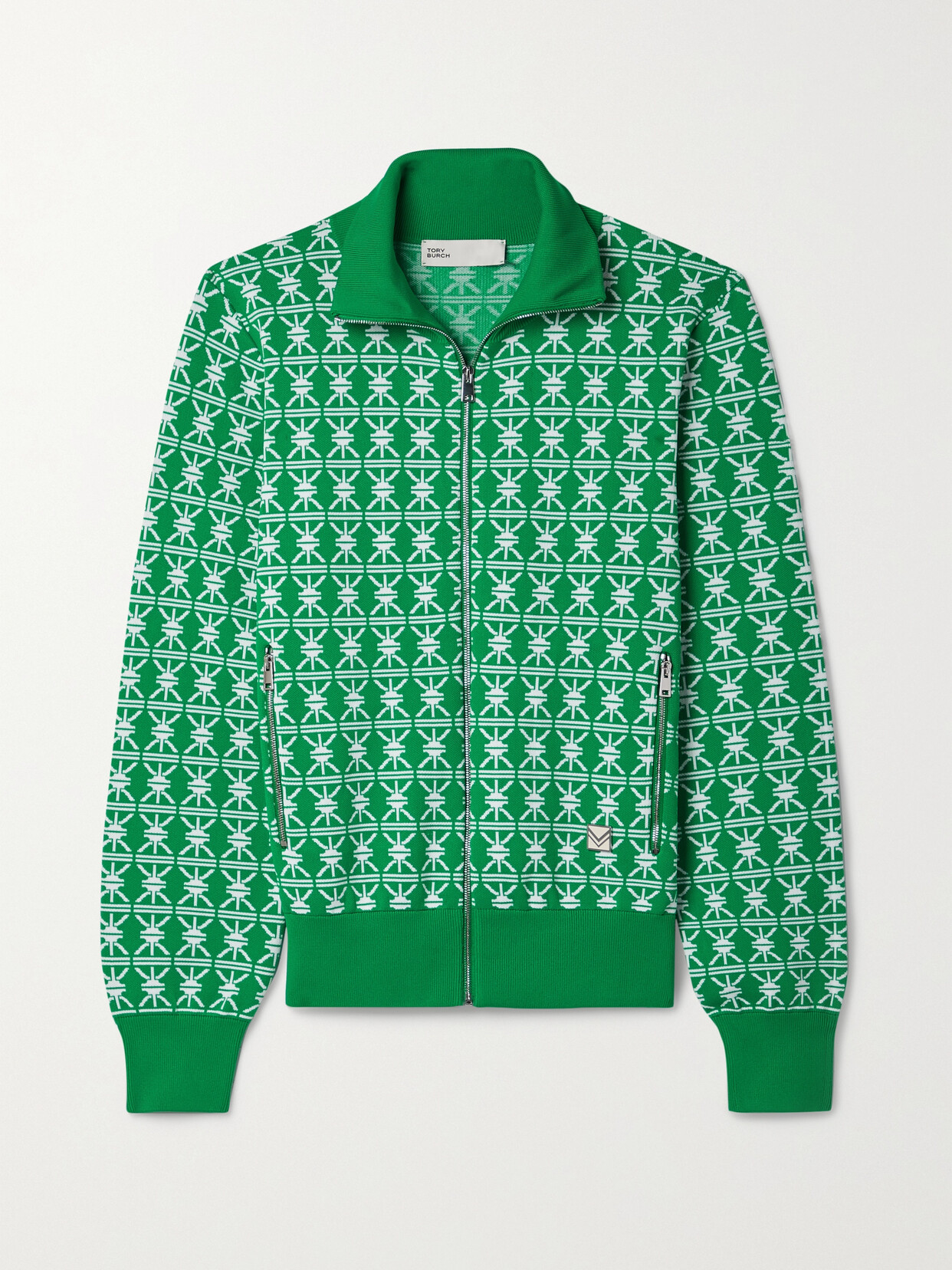 Tory Sport - Technical Jacquard-knit Track Jacket - Green