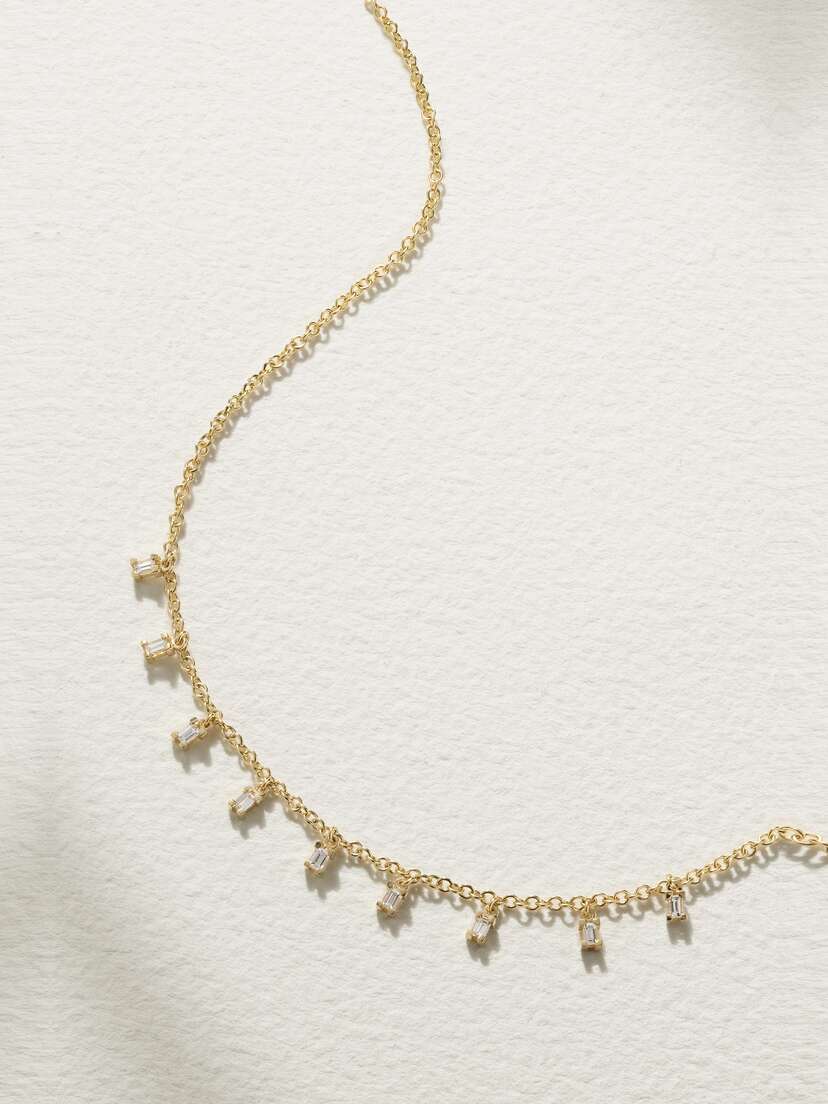 Ileana Makri 18-karat Gold Diamond Necklace