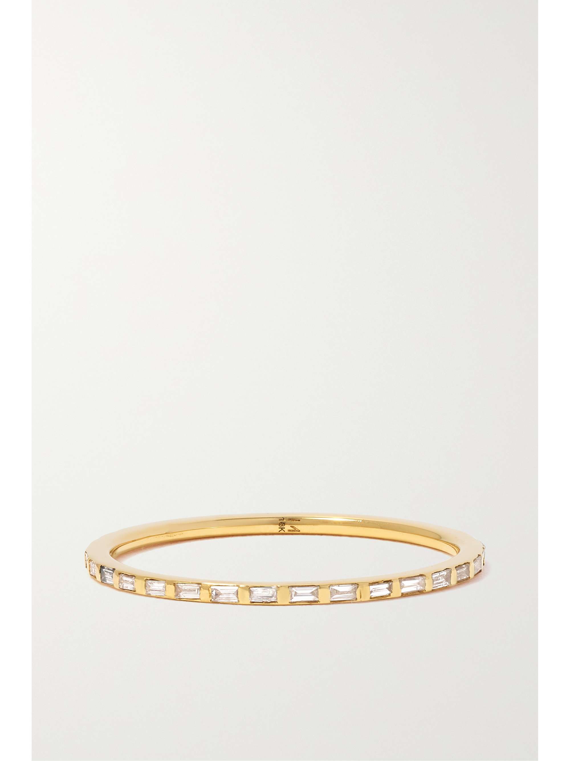ILEANA MAKRI Thread 18-karat gold diamond ring