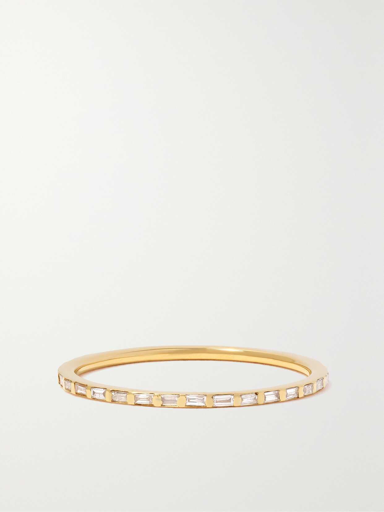 Ileana Makri - Thread 18-karat Gold Diamond Ring - 6 1/2