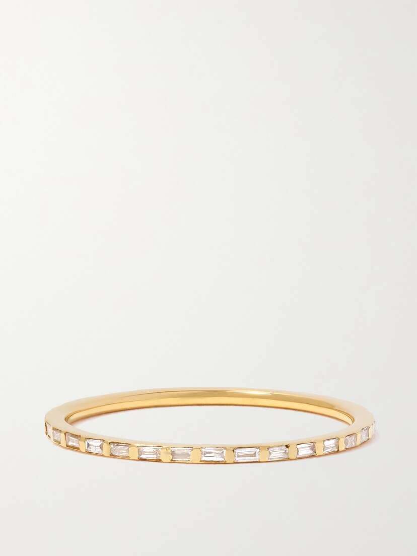 Ileana Makri Thread 18-karat Gold Diamond Ring