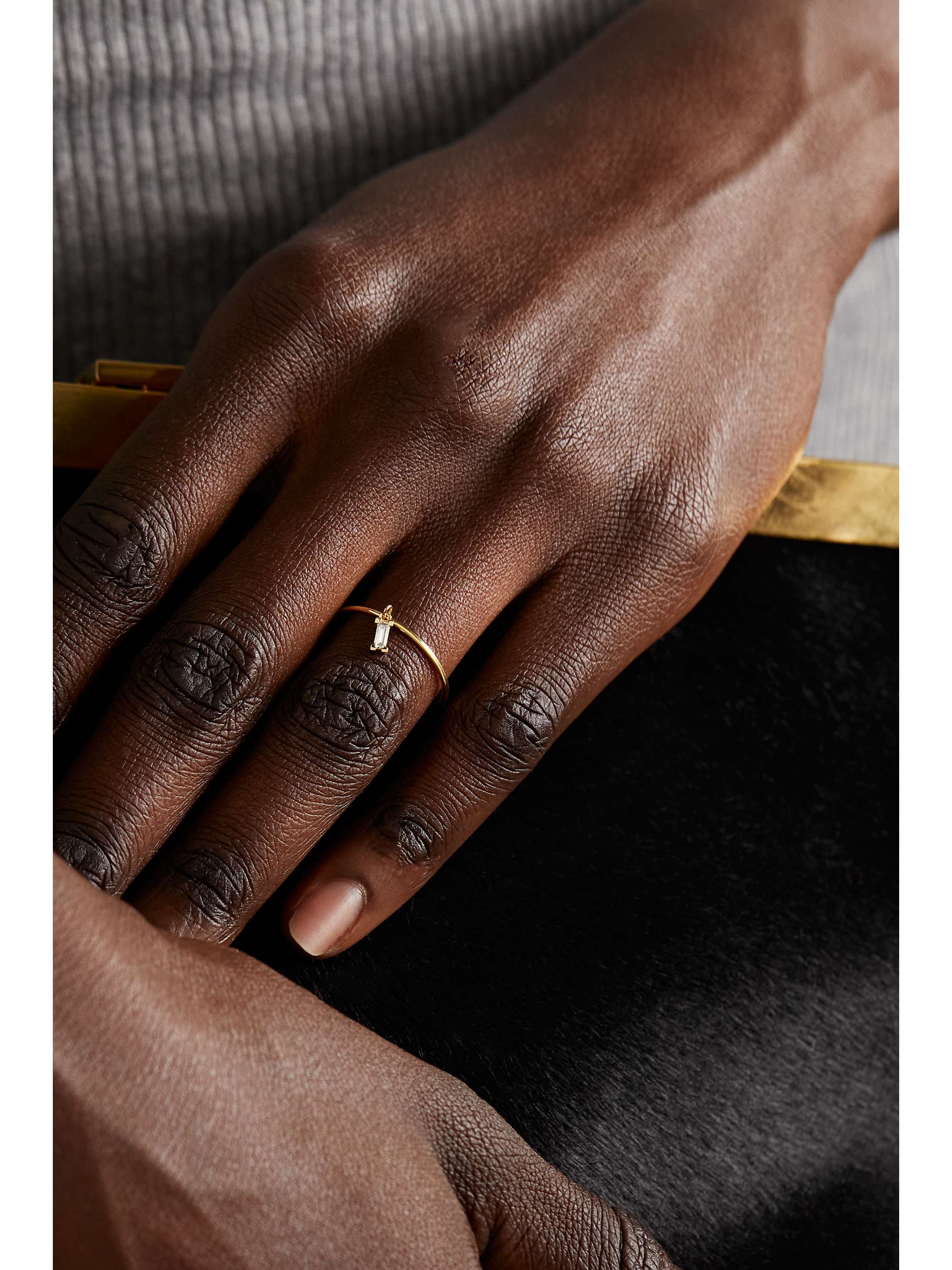 ILEANA MAKRI 18-karat gold diamond ring