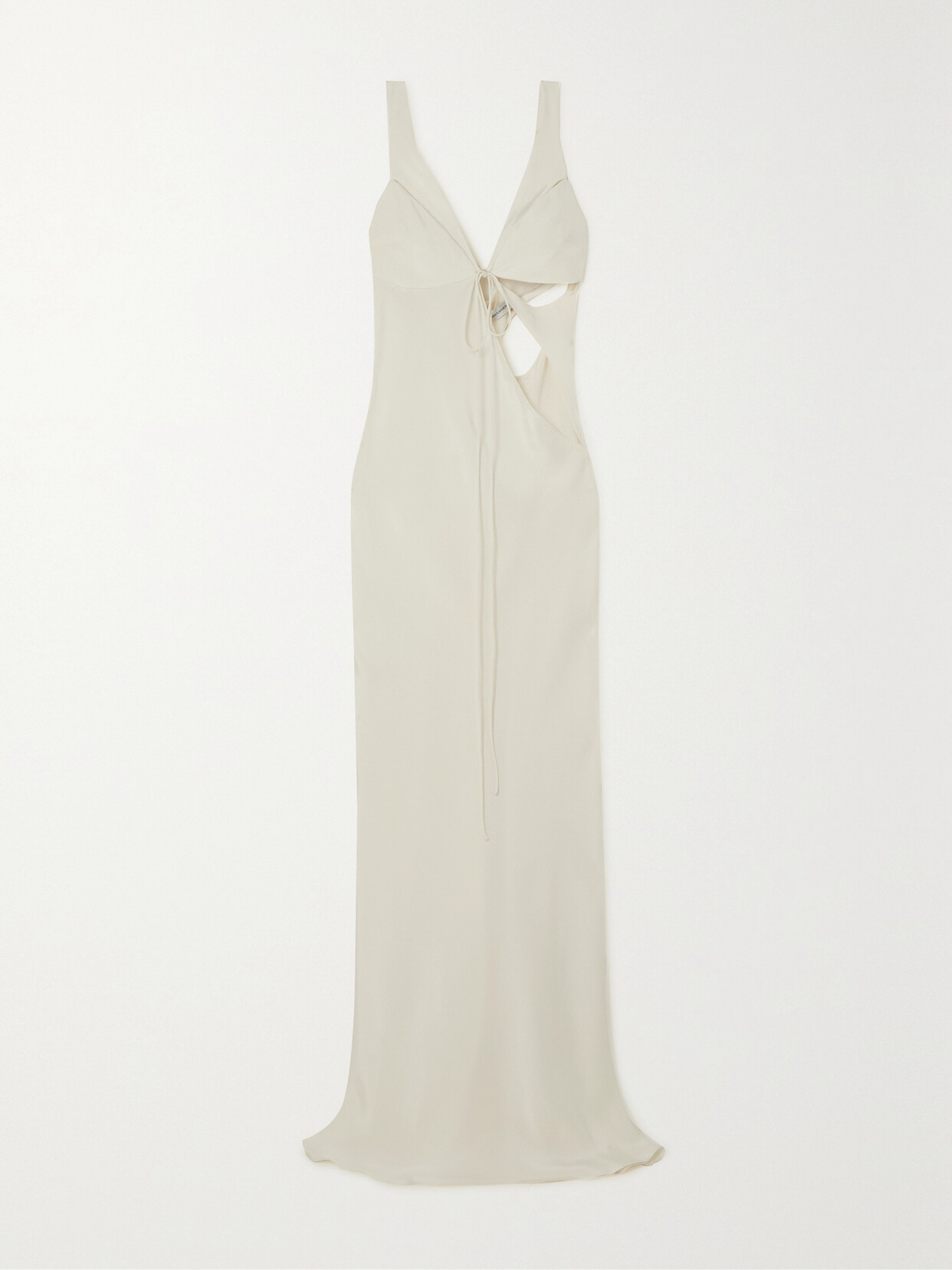 Christopher Esber - Triquetra Cutout Silk-faille Maxi Dress - Ivory