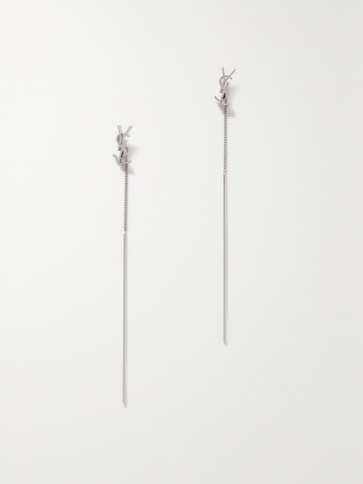 Saint Laurent Opyum Silver-tone Earrings