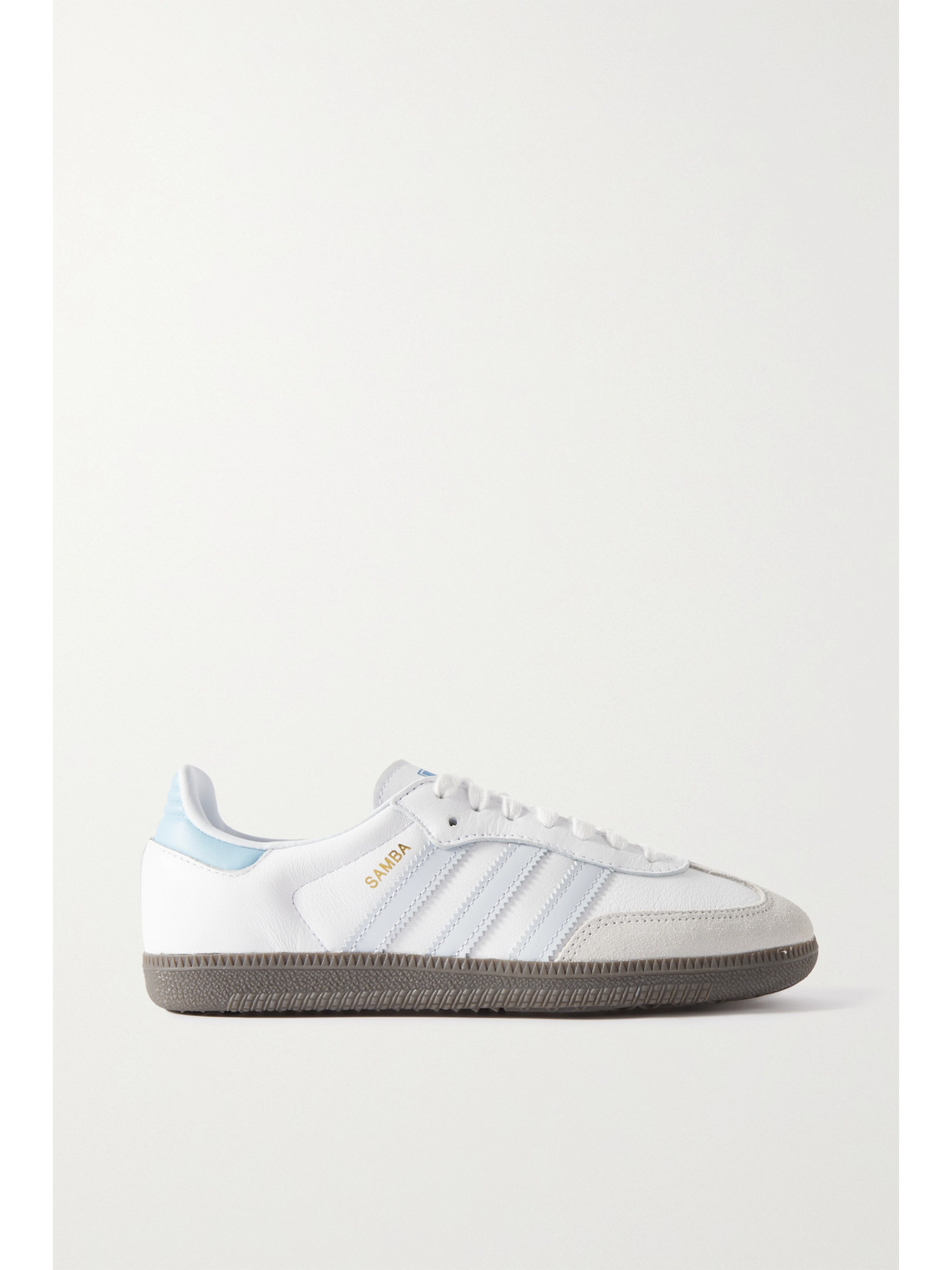 adidas Originals - Samba Og Suede-trimmed Leather Sneakers - White