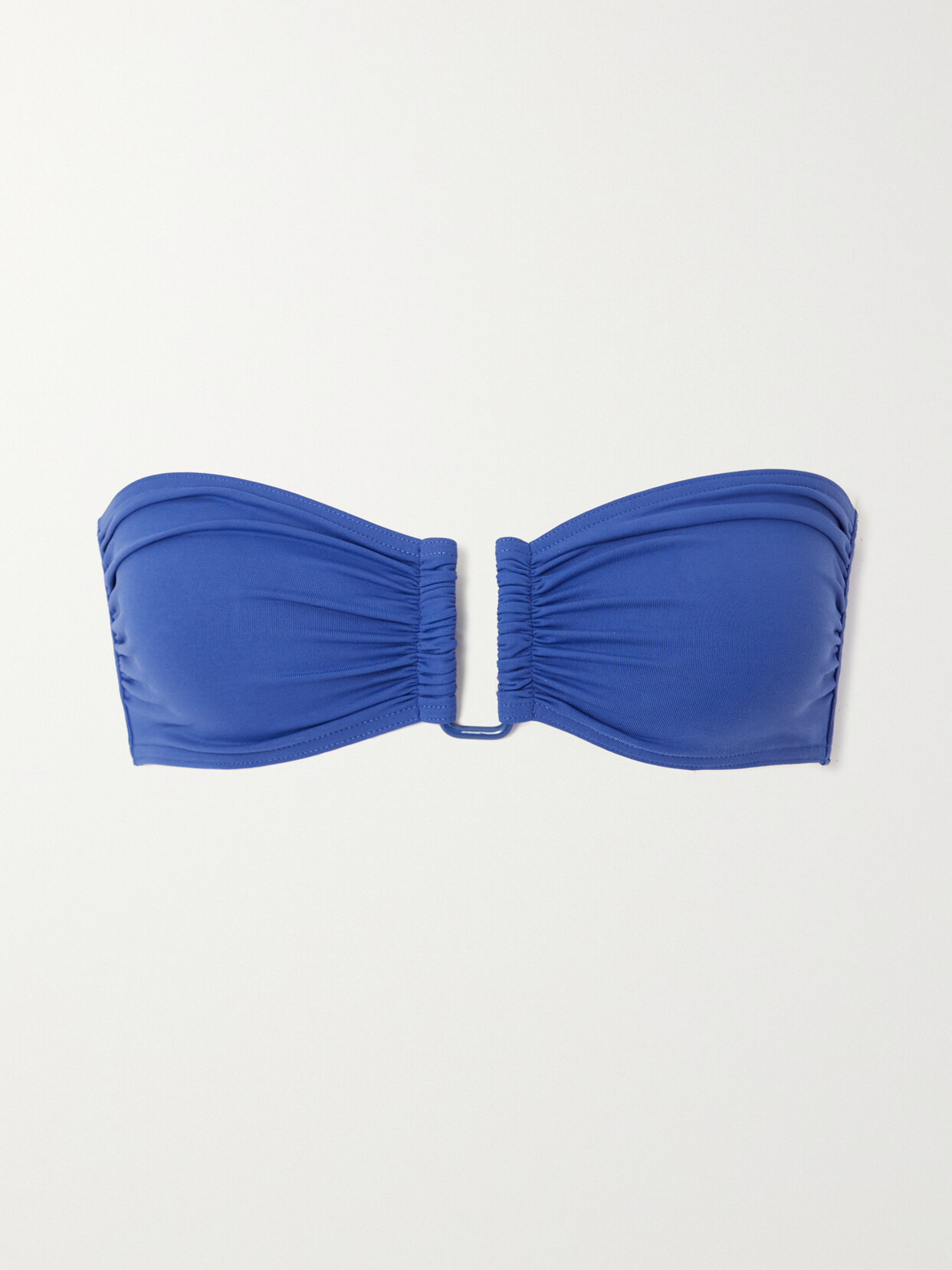 Shop Eres Les Essentiels Show Bandeau Bikini Top In Blue