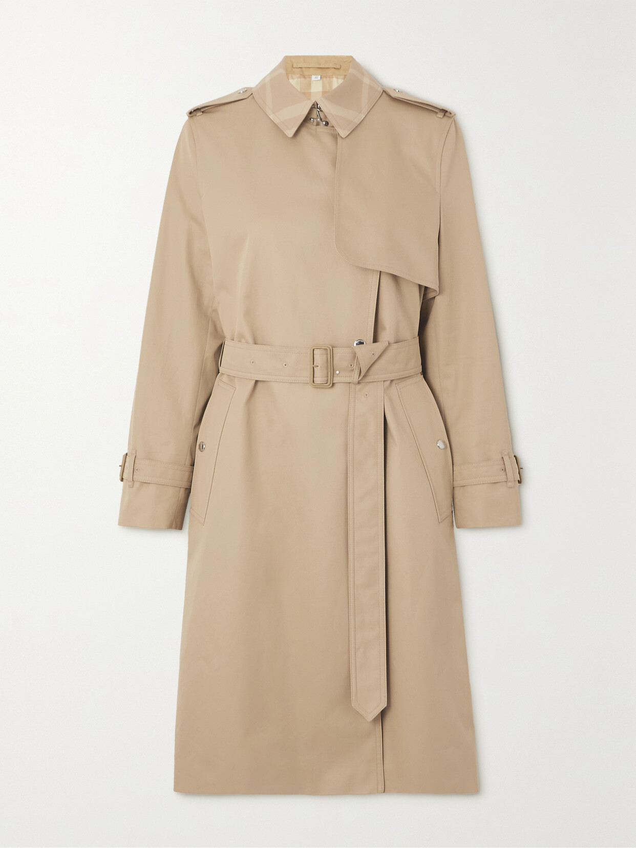 Burberry - Sandridge Belted Cotton-gabardine Trench Coat - Neutrals