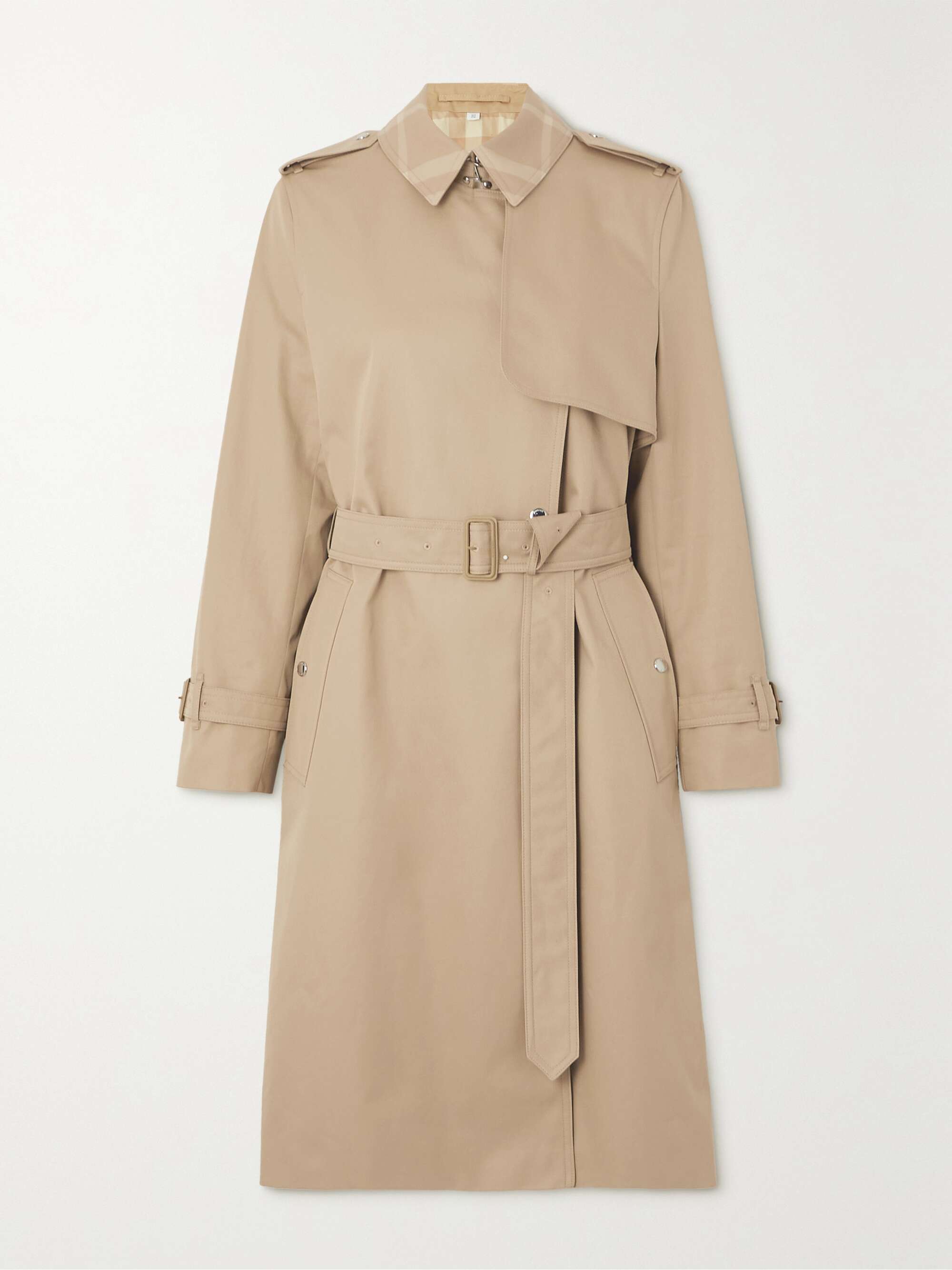 BURBERRY Sandridge belted cotton-gabardine trench coat | NET-A-PORTER