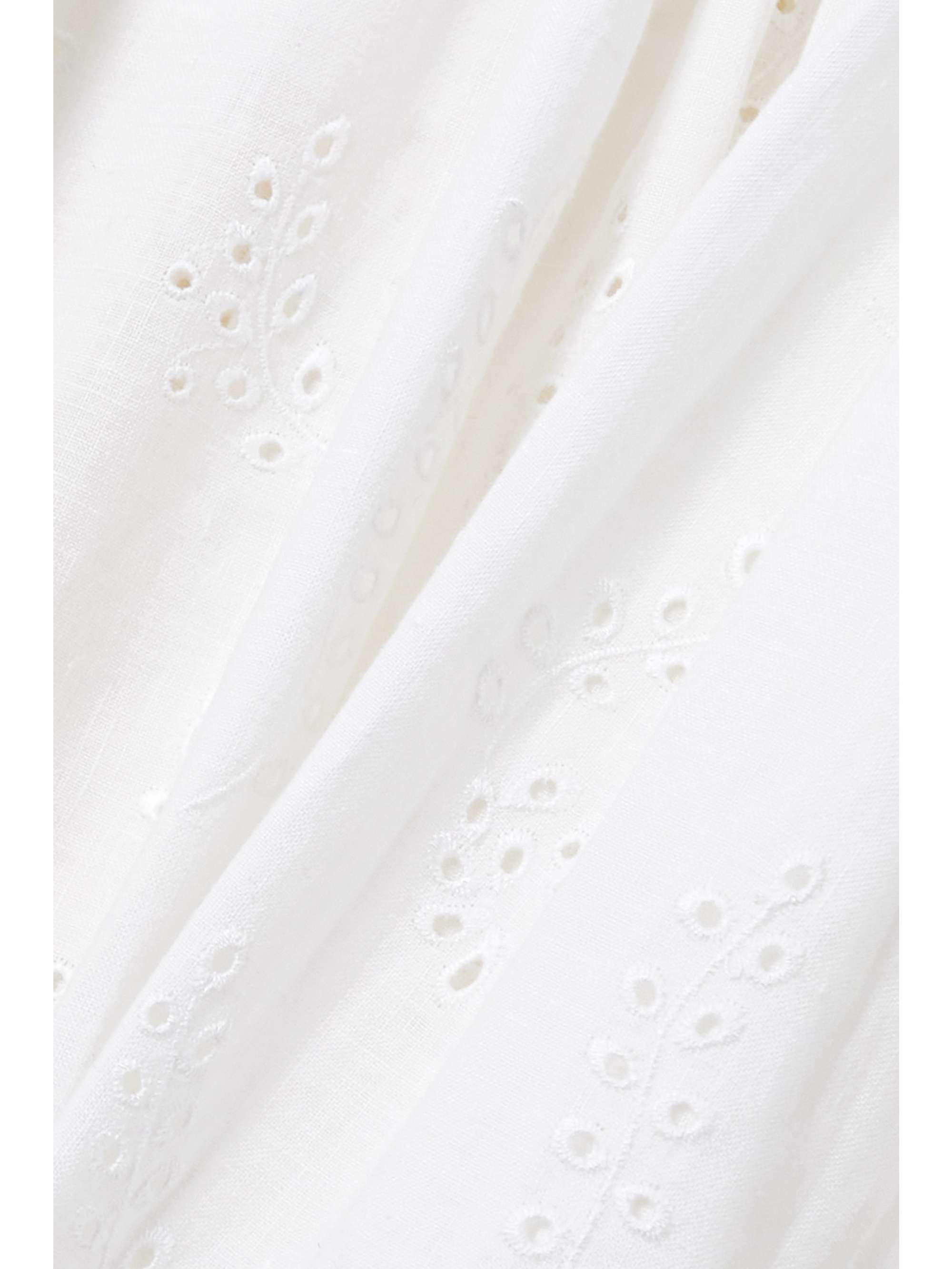 CHLOÉ + Eres Paloma broderie anglaise linen midi skirt