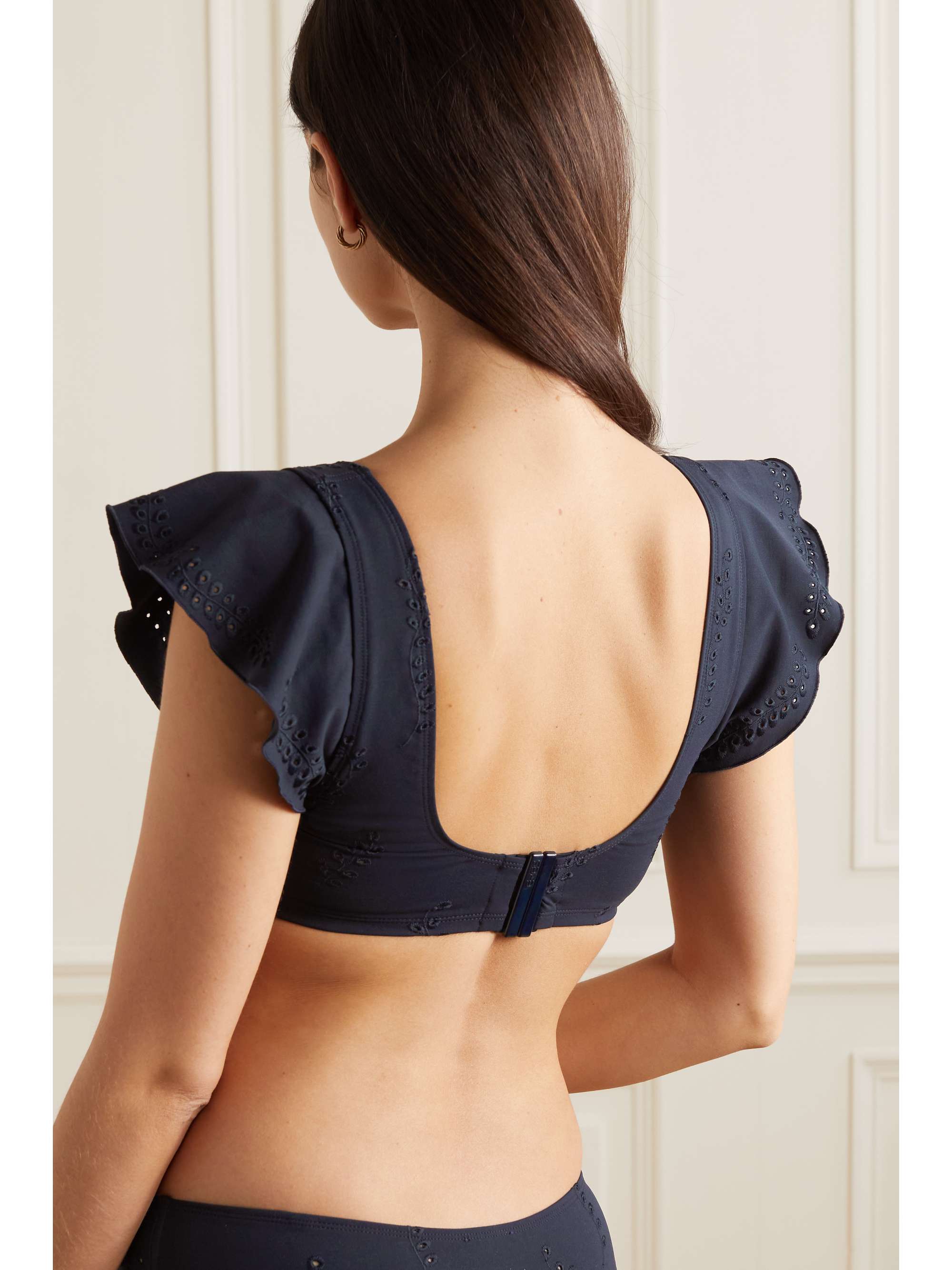 CHLOÉ + Eres broderie anglaise bikini top