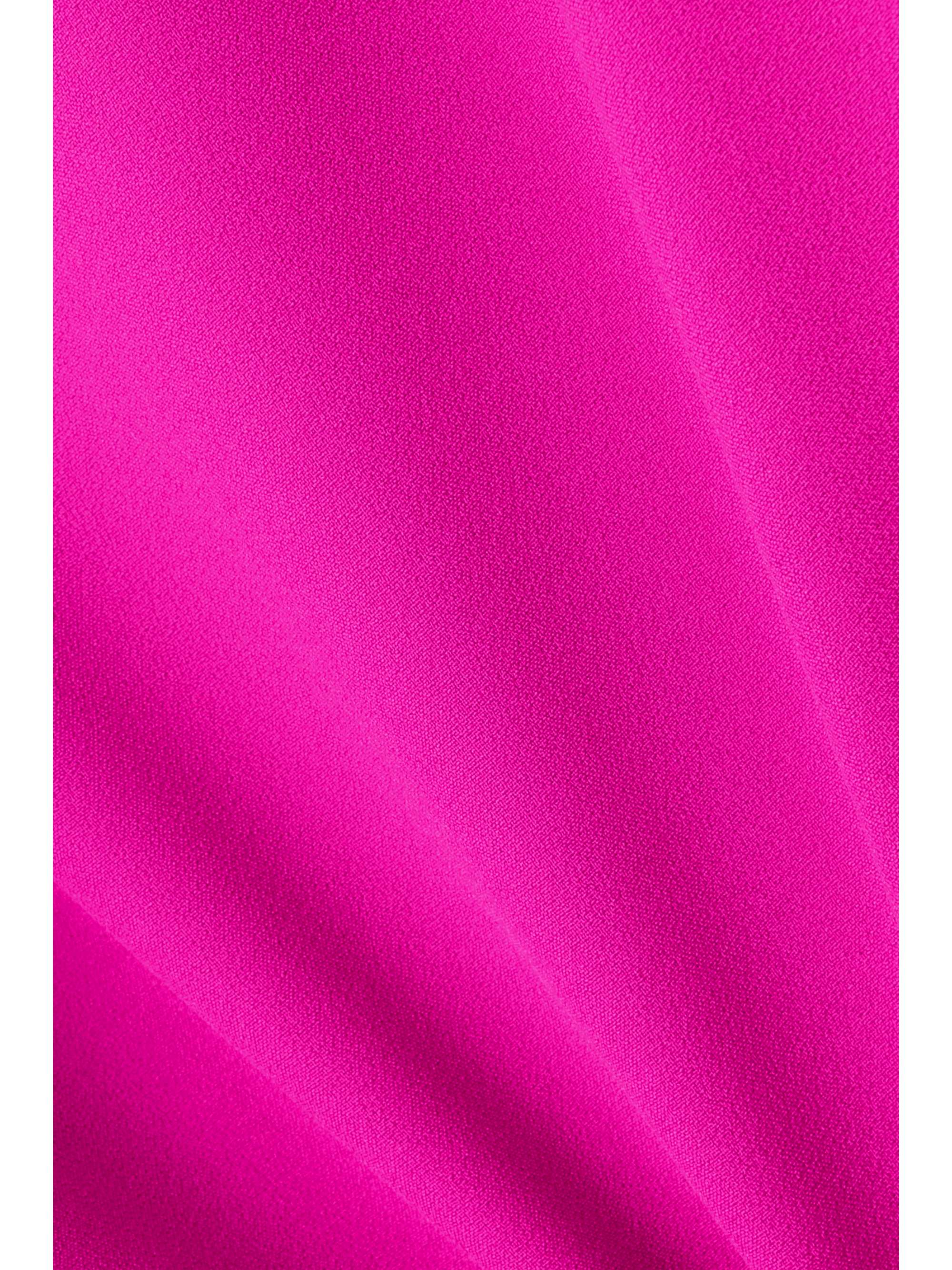 SAFIYAA Rena Minikleid aus Stretch-Crêpe mit Federbesätzen