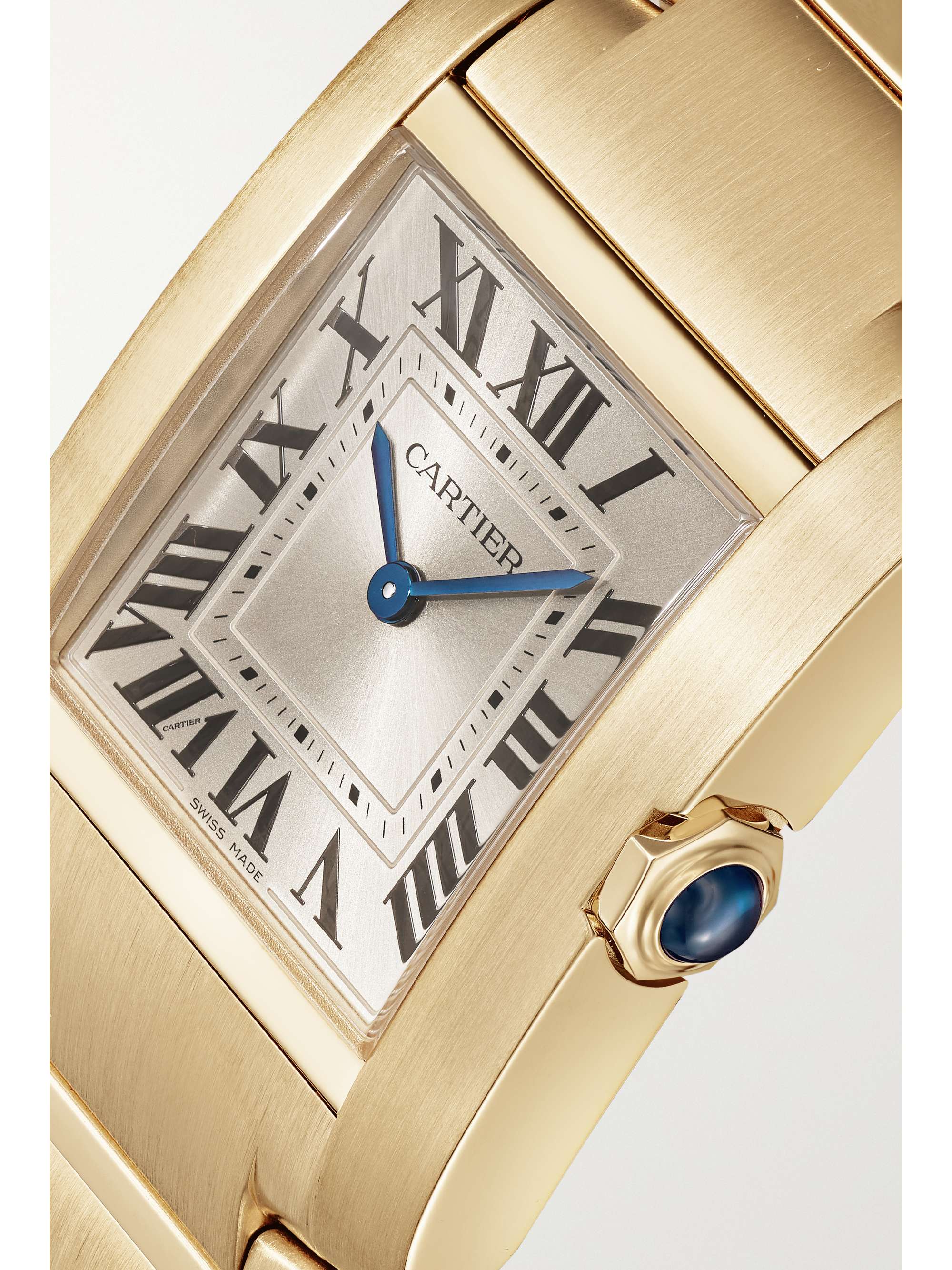 CARTIER Tank Française 32mm medium 18-karat gold watch