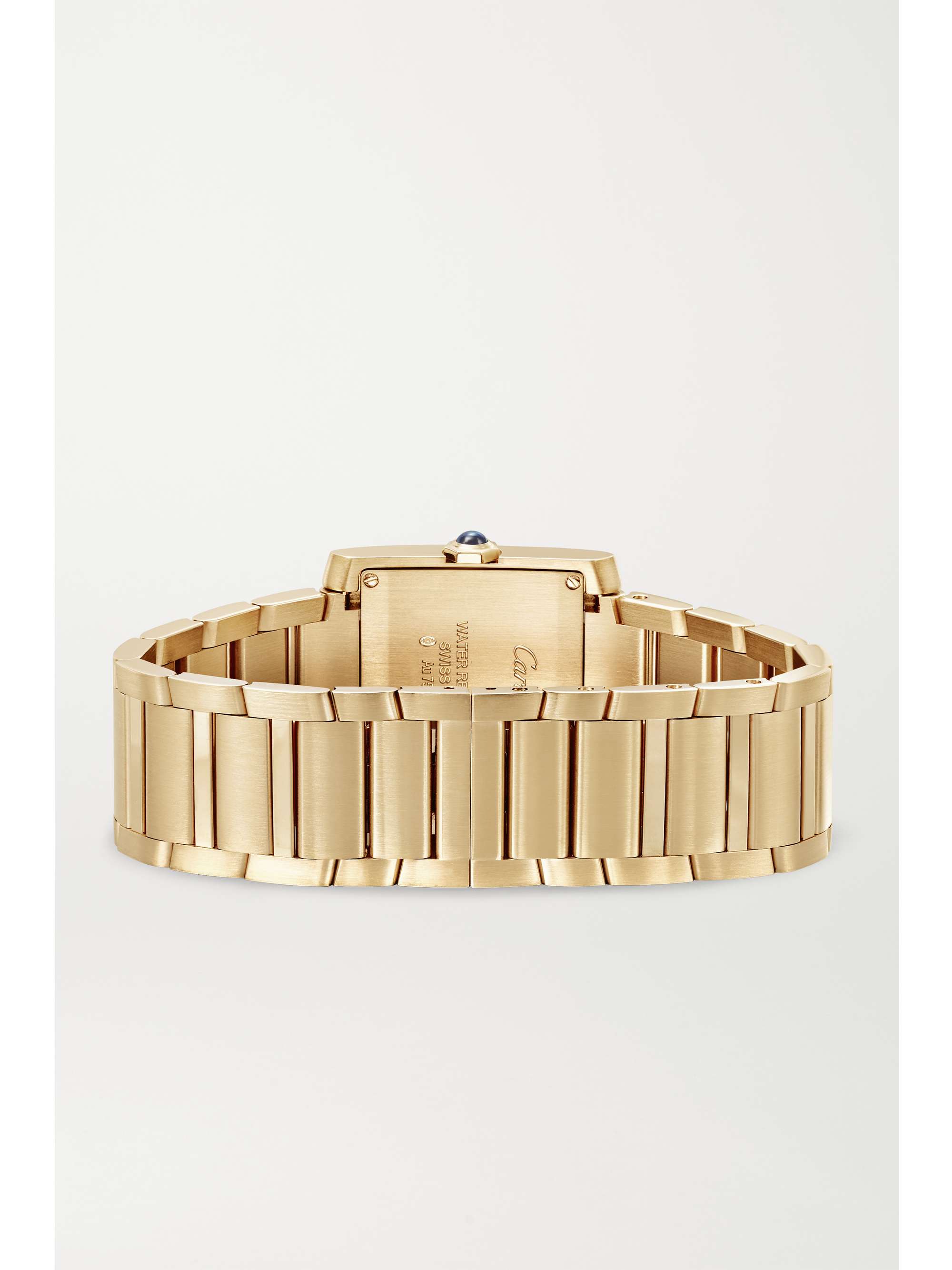 CARTIER Tank Française 32mm medium 18-karat gold watch