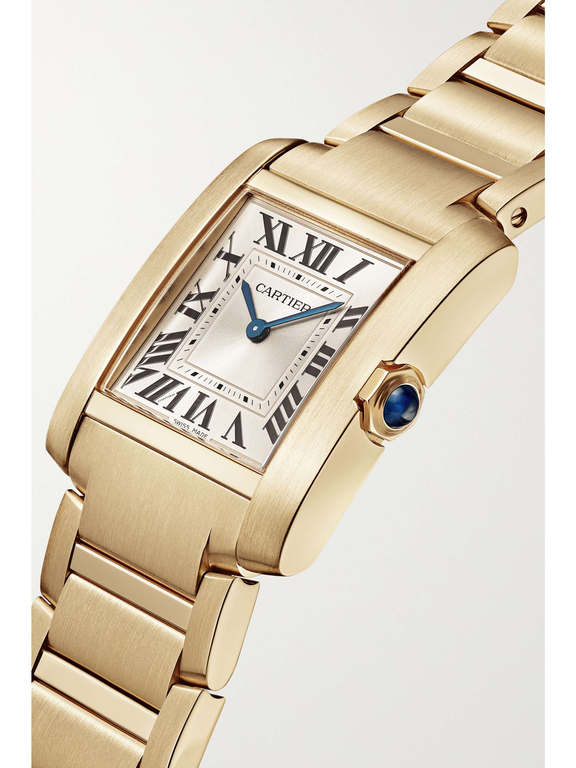 CARTIER Tank Française 32mm medium 18-karat gold watch