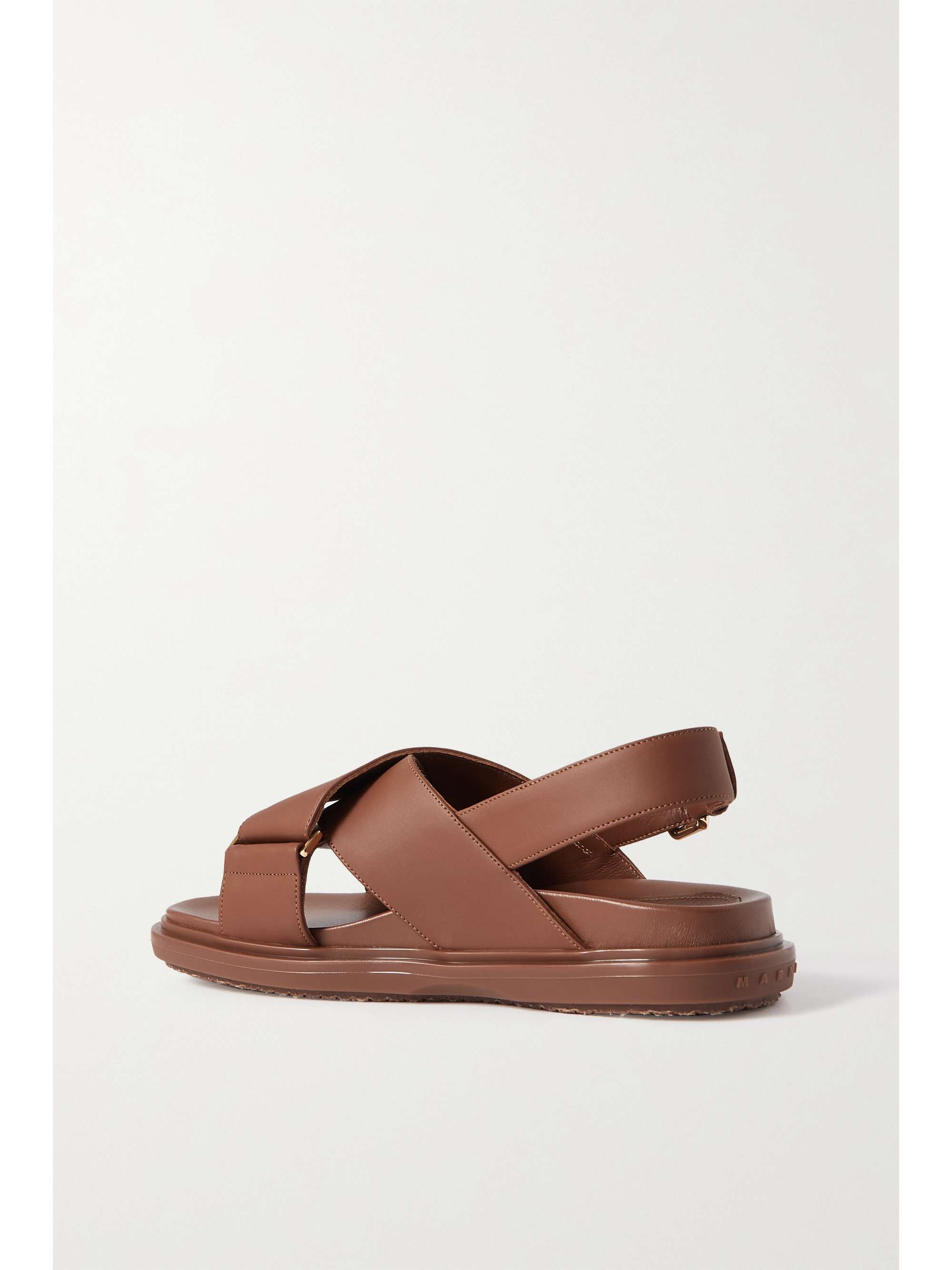 MARNI Fussbett denim slingback sandals