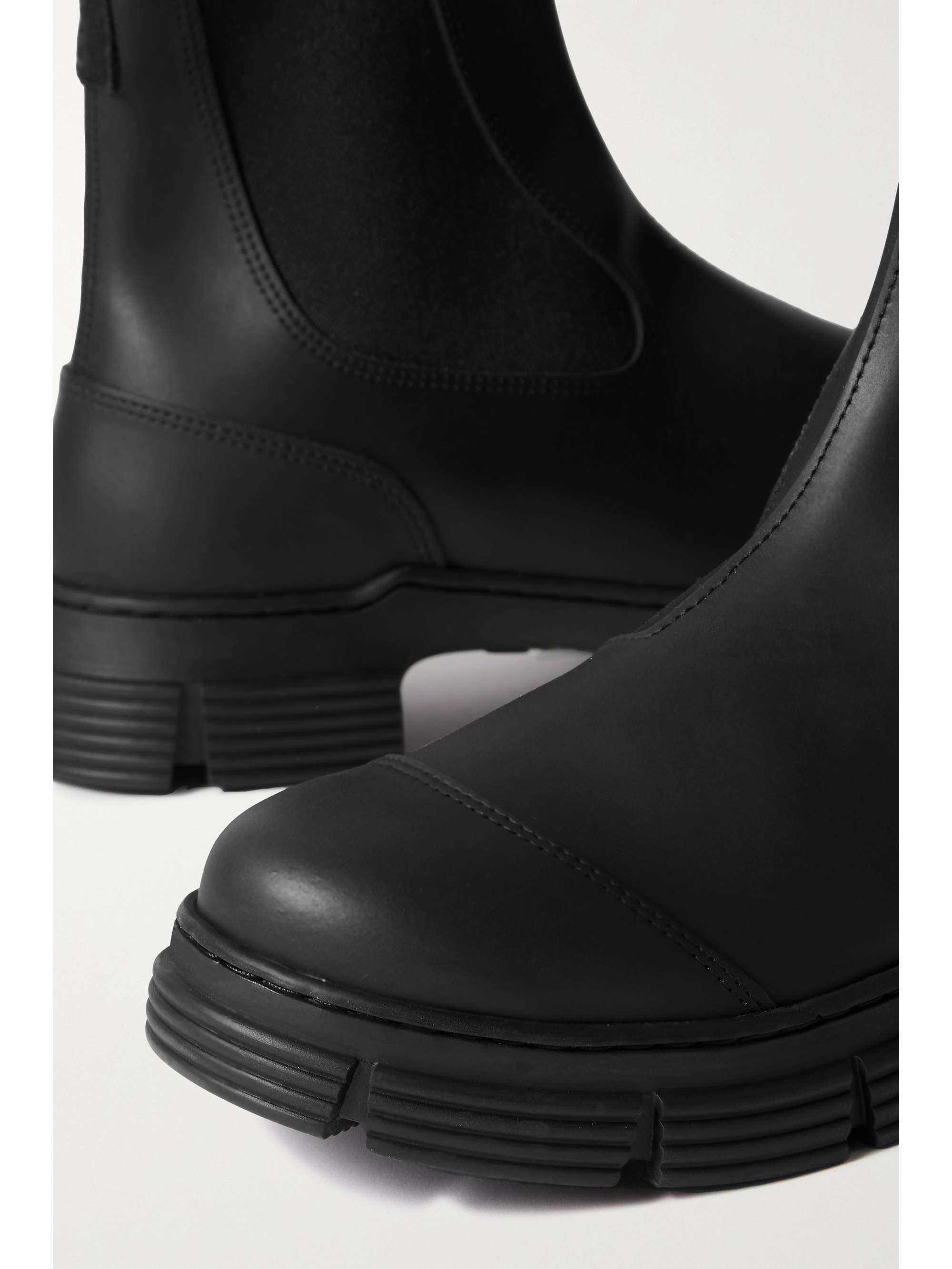 GANNI Recycled-rubber Chelsea boots | NET-A-PORTER