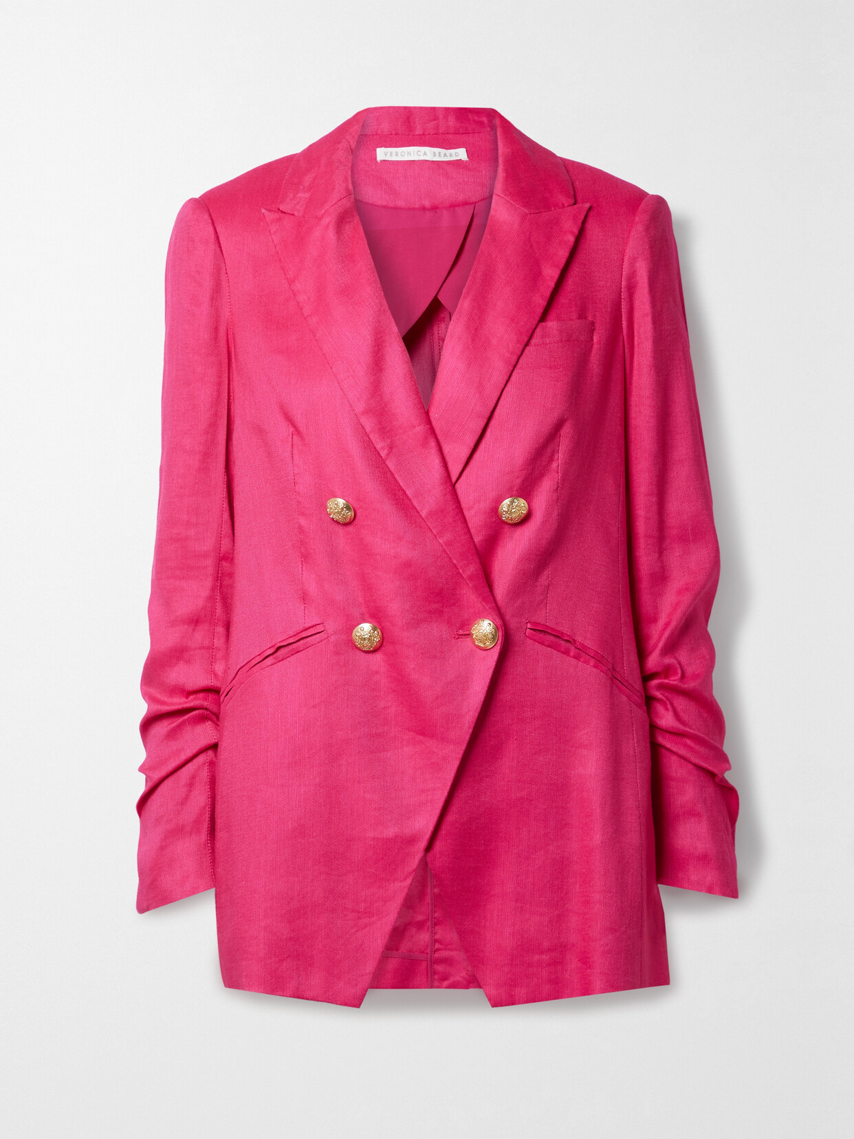 Veronica Beard - Hirsh Dickey Linen-blend Blazer - Pink