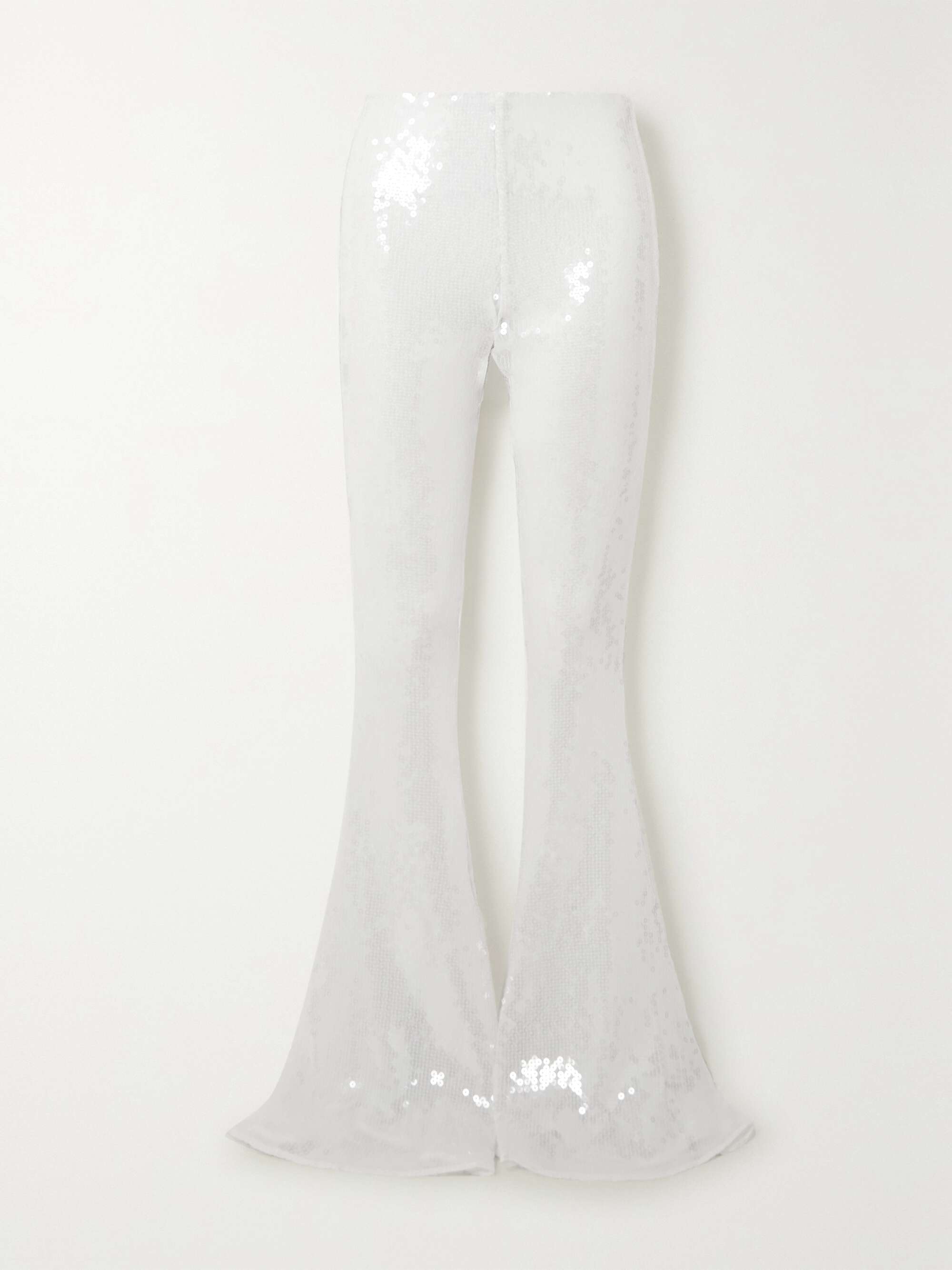 16ARLINGTON Koro sequined tulle flared pants | NET-A-PORTER