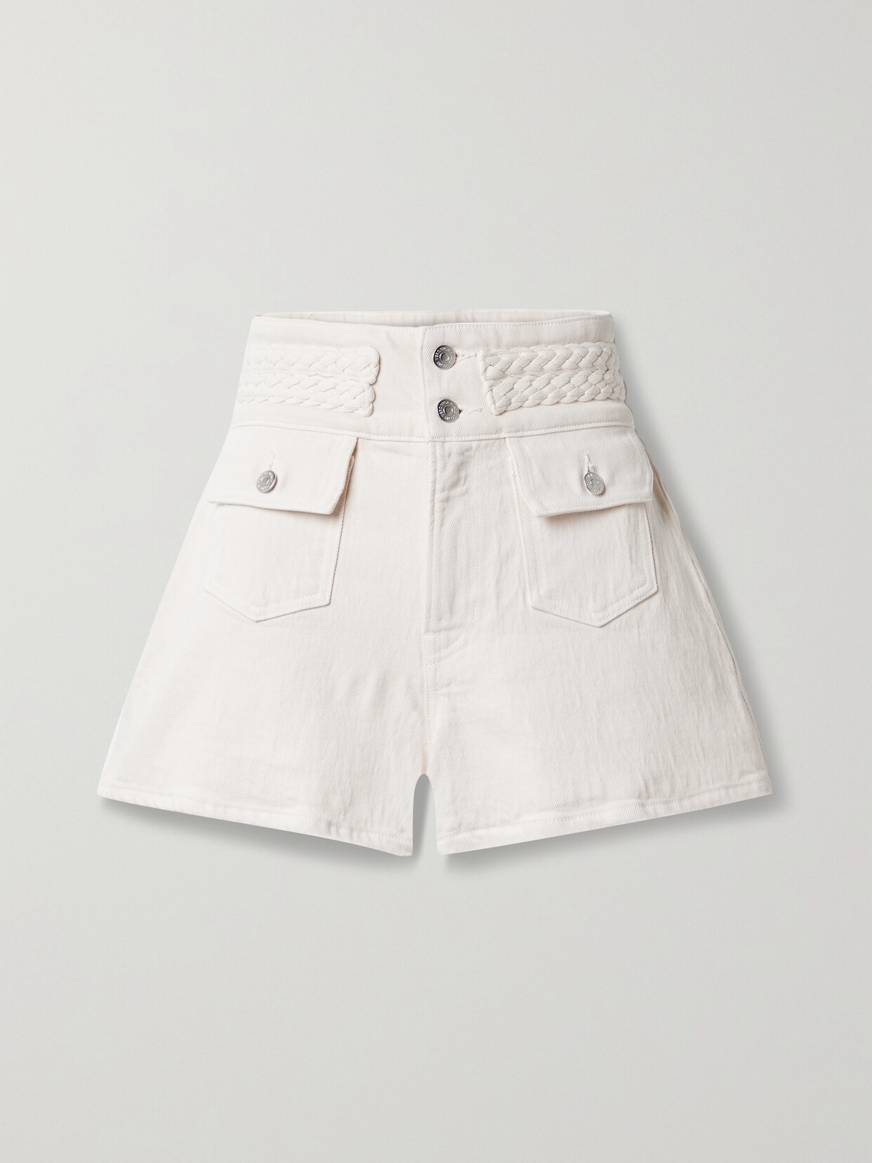 Veronica Beard - Yandell Denim Shorts - Cream