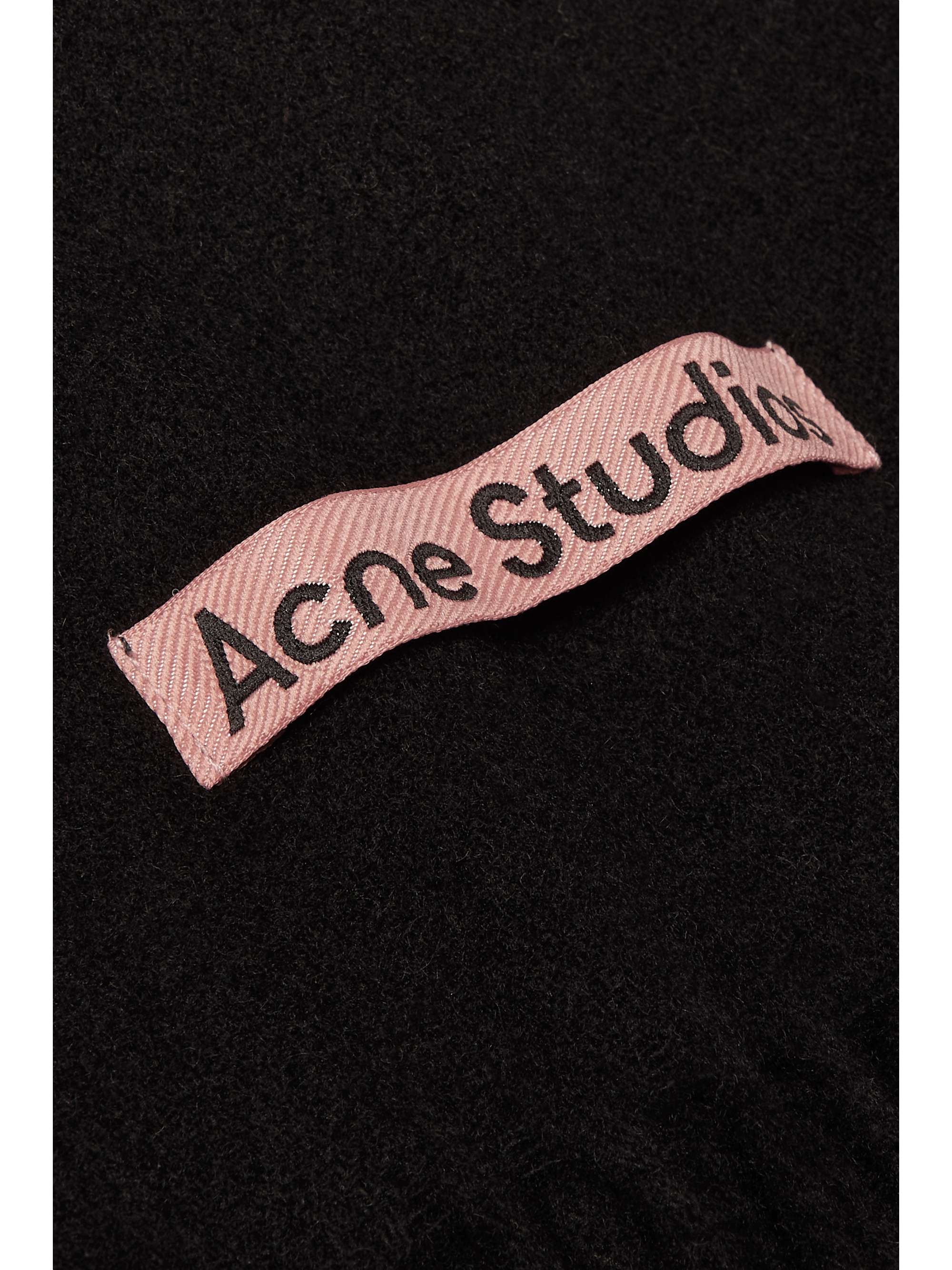 ACNE STUDIOS Canada Narrow 流苏羊毛围巾