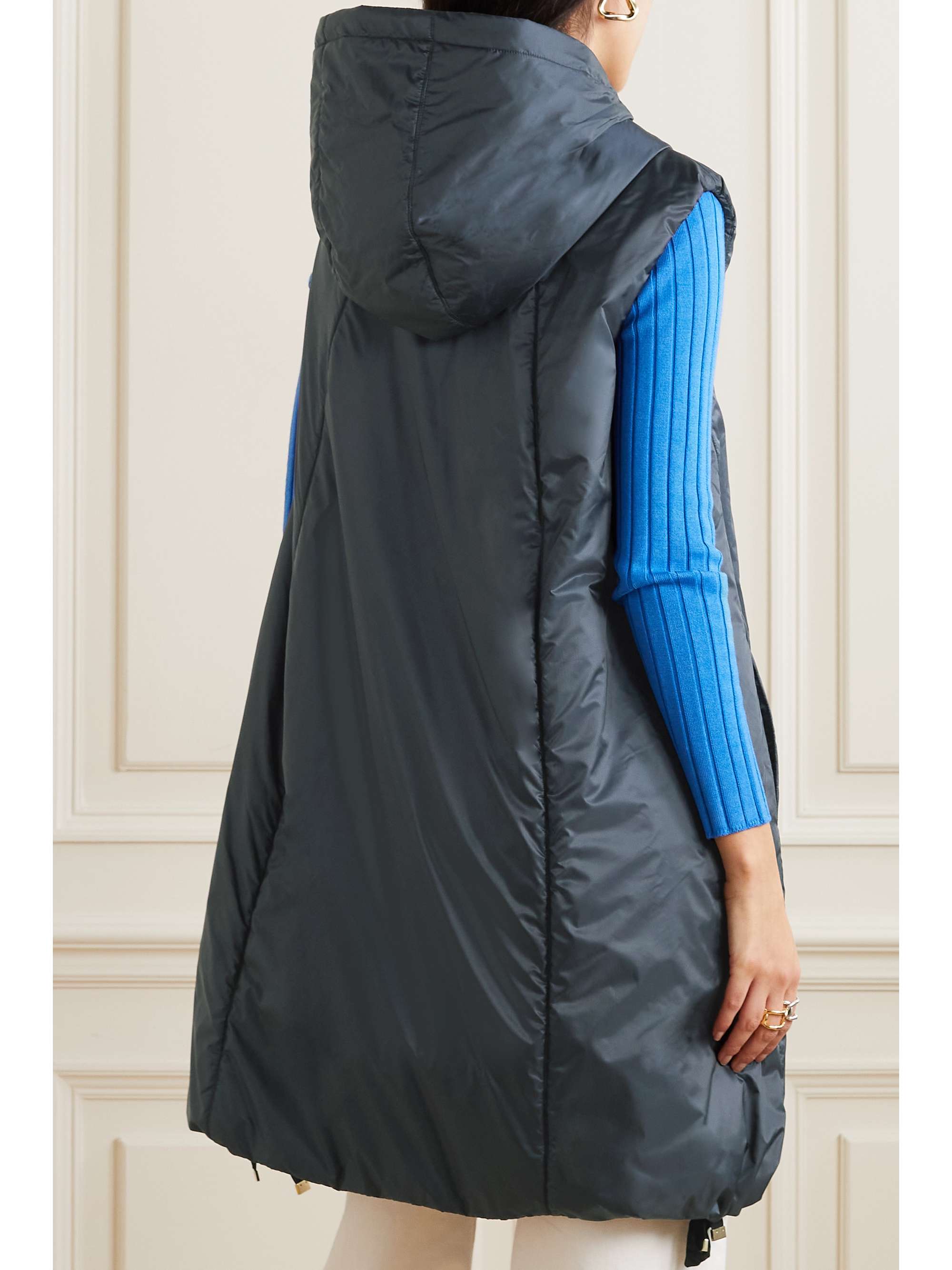 MAX MARA Cube hooded padded shell vest