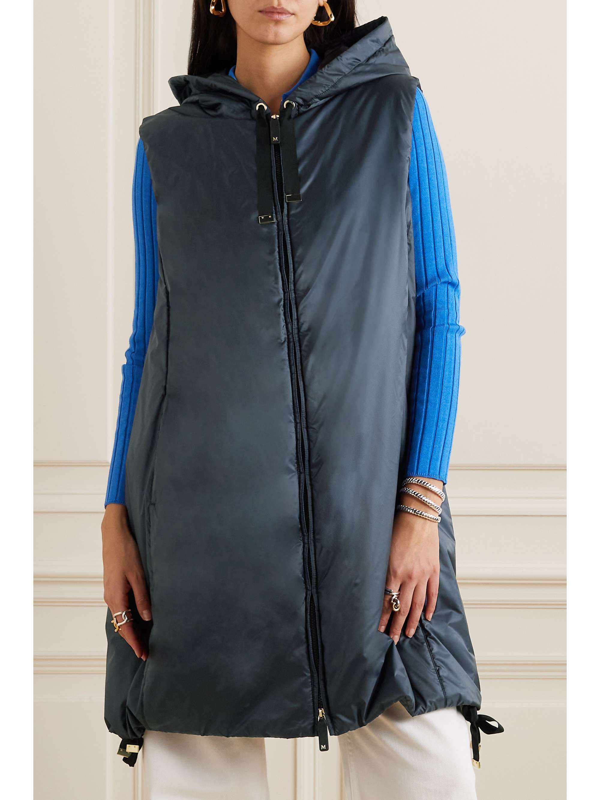 MAX MARA Cube hooded padded shell vest