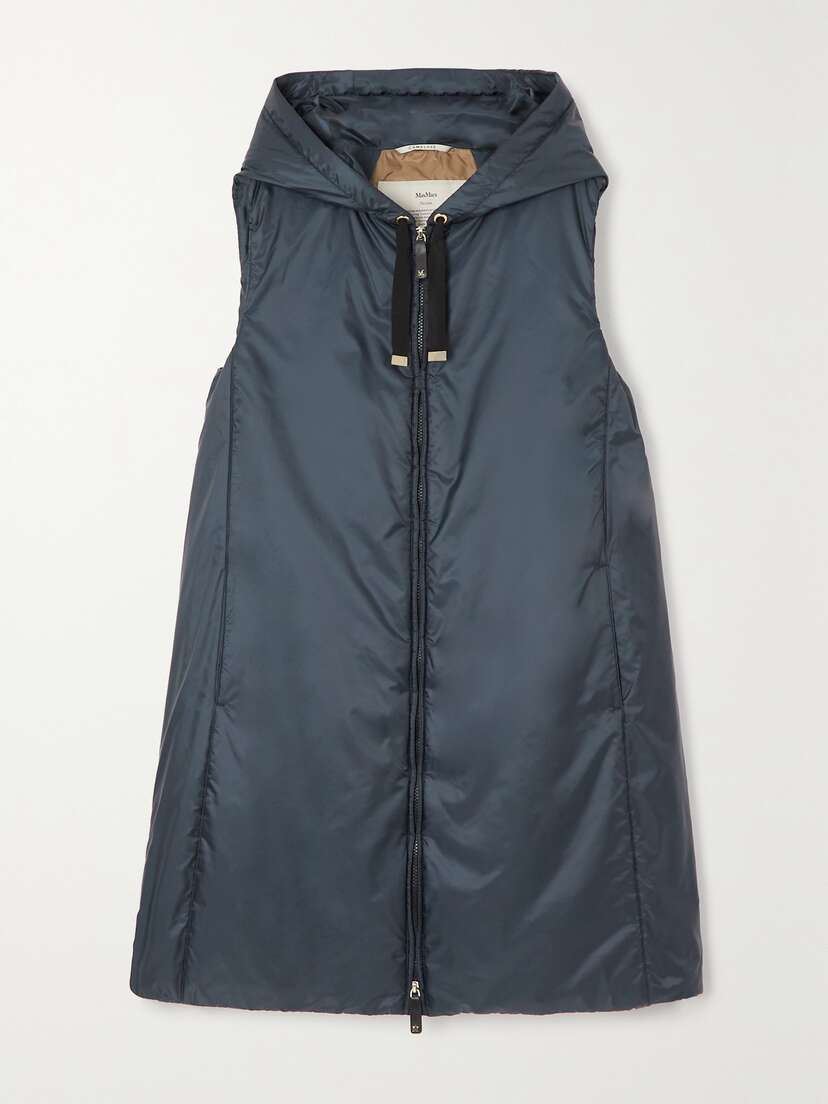 Max Mara Cube Hooded Padded Shell Vest