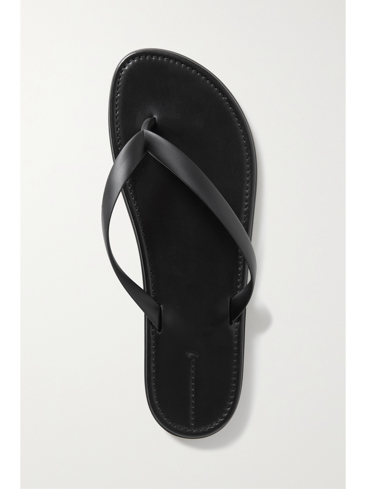Shop The Row Rubber Flip Flops In Black