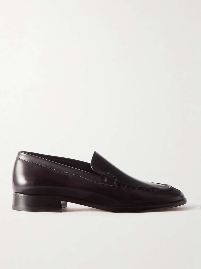 The Row Mensy Leather Loafers
