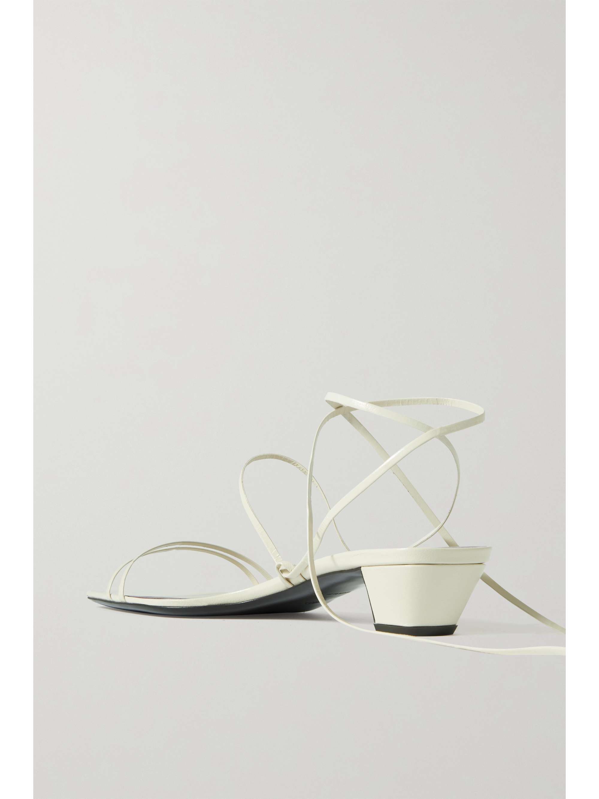 THE ROW Graphic leather sandals