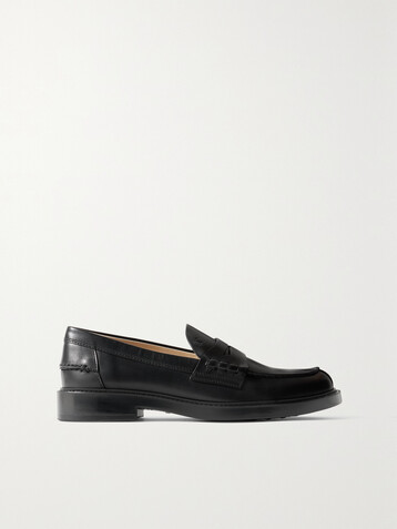 Tod's Gomma Basso 59C leather loafers