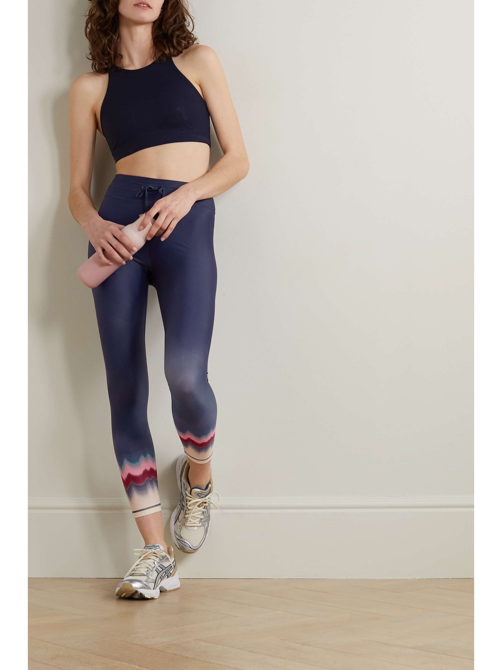 THE UPSIDE Universe 7/8 printed stretch recycled leggings