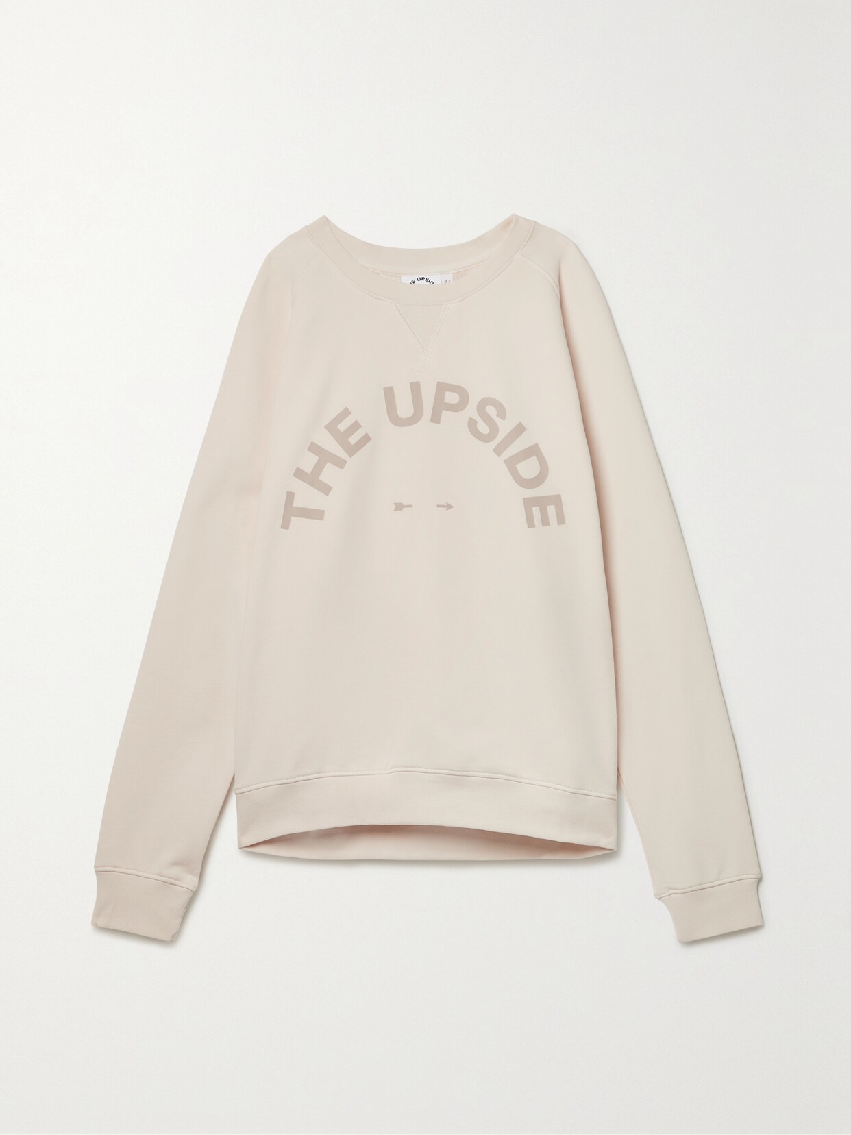 The Upside - Baja Newport Printed Organic Cotton-jersey Sweatshirt - Off-white