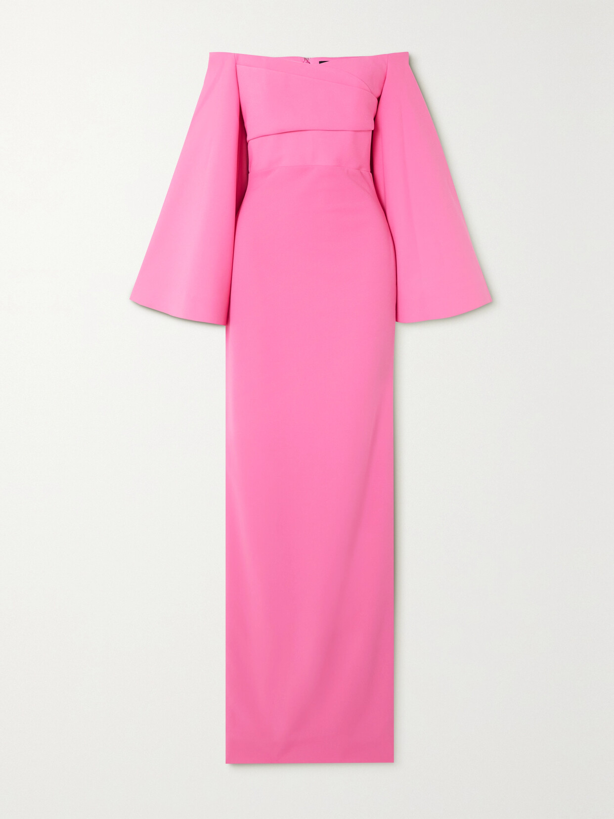 Solace London Eliana Off-the-shoulder Crepe Maxi Dress