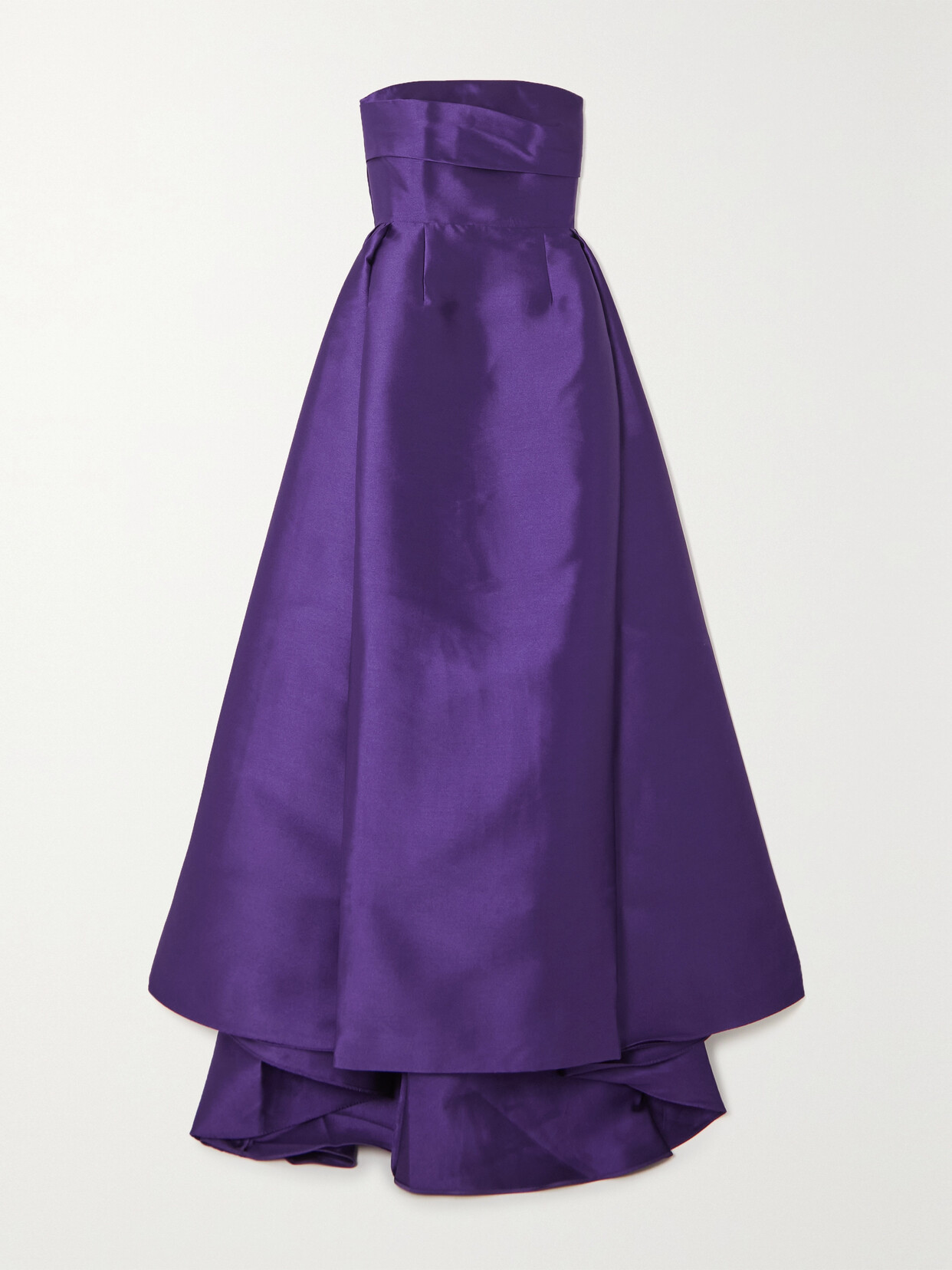 Solace London - Tiffany Strapless Faille Maxi Dress - Purple