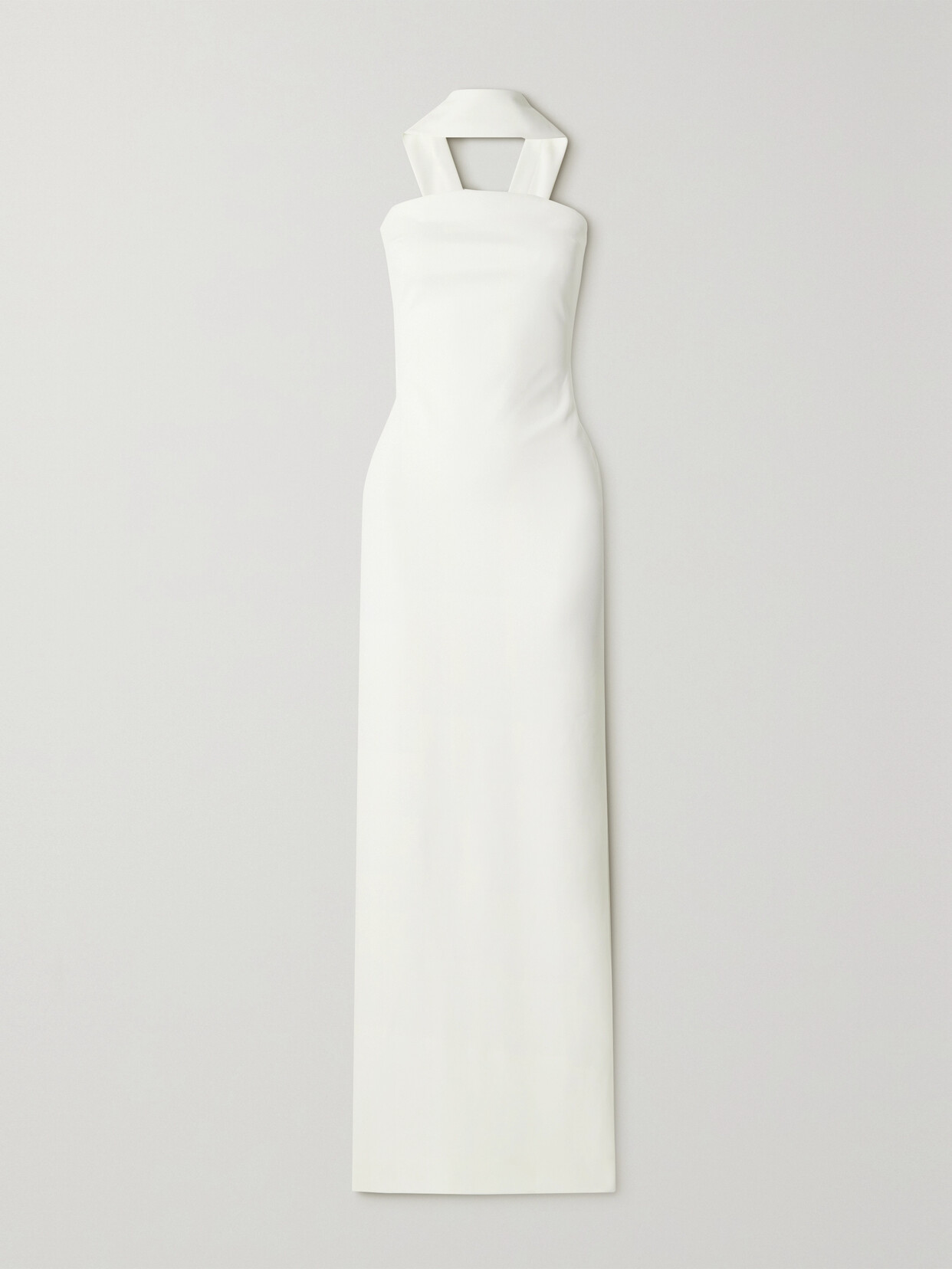 Solace London - Amari Cutout Stretch-crepe Maxi Dress - Cream