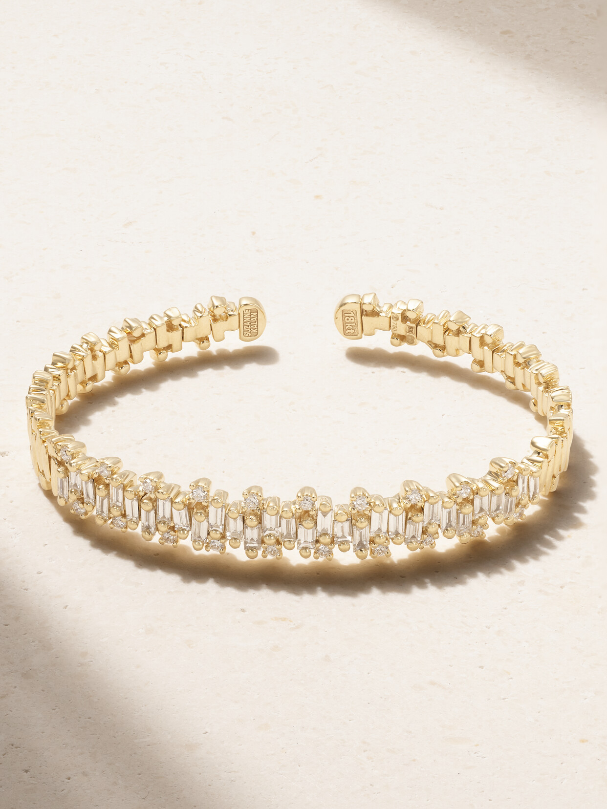 Suzanne Kalan Shimmer 18-karat Gold Diamond Bracelet