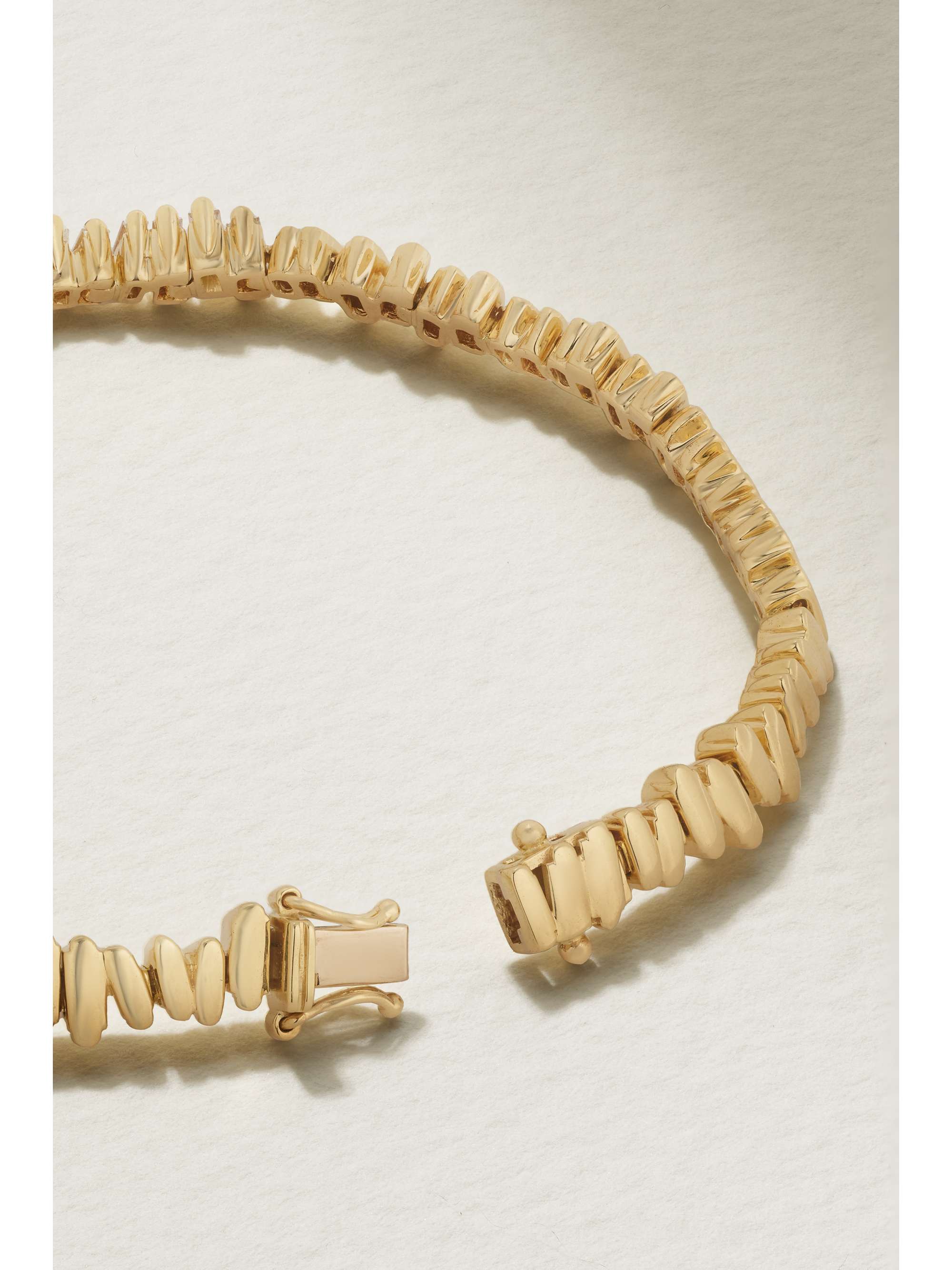 SUZANNE KALAN 18-karat gold diamond bracelet