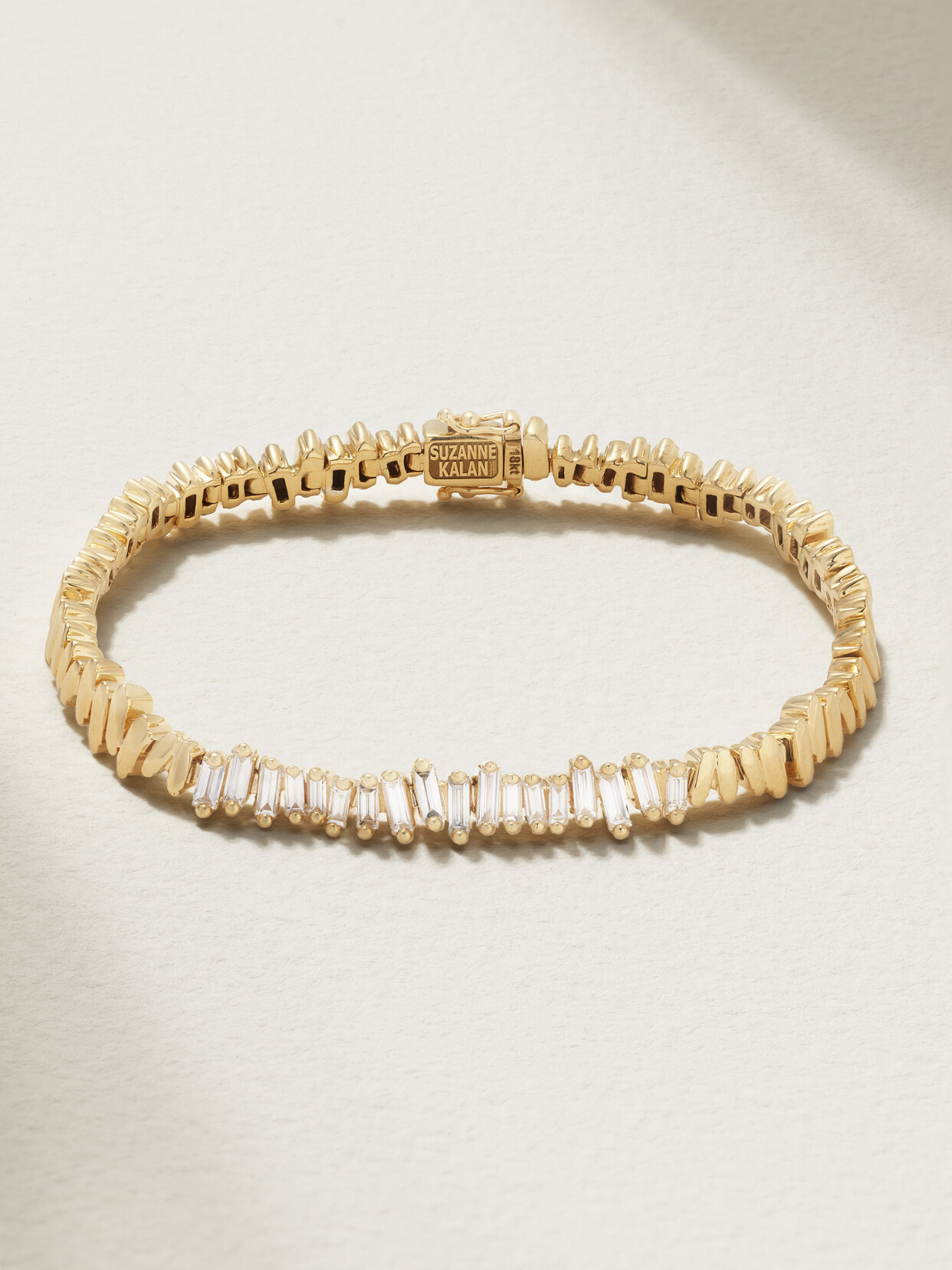 Suzanne Kalan 18-karat Gold Diamond Bracelet