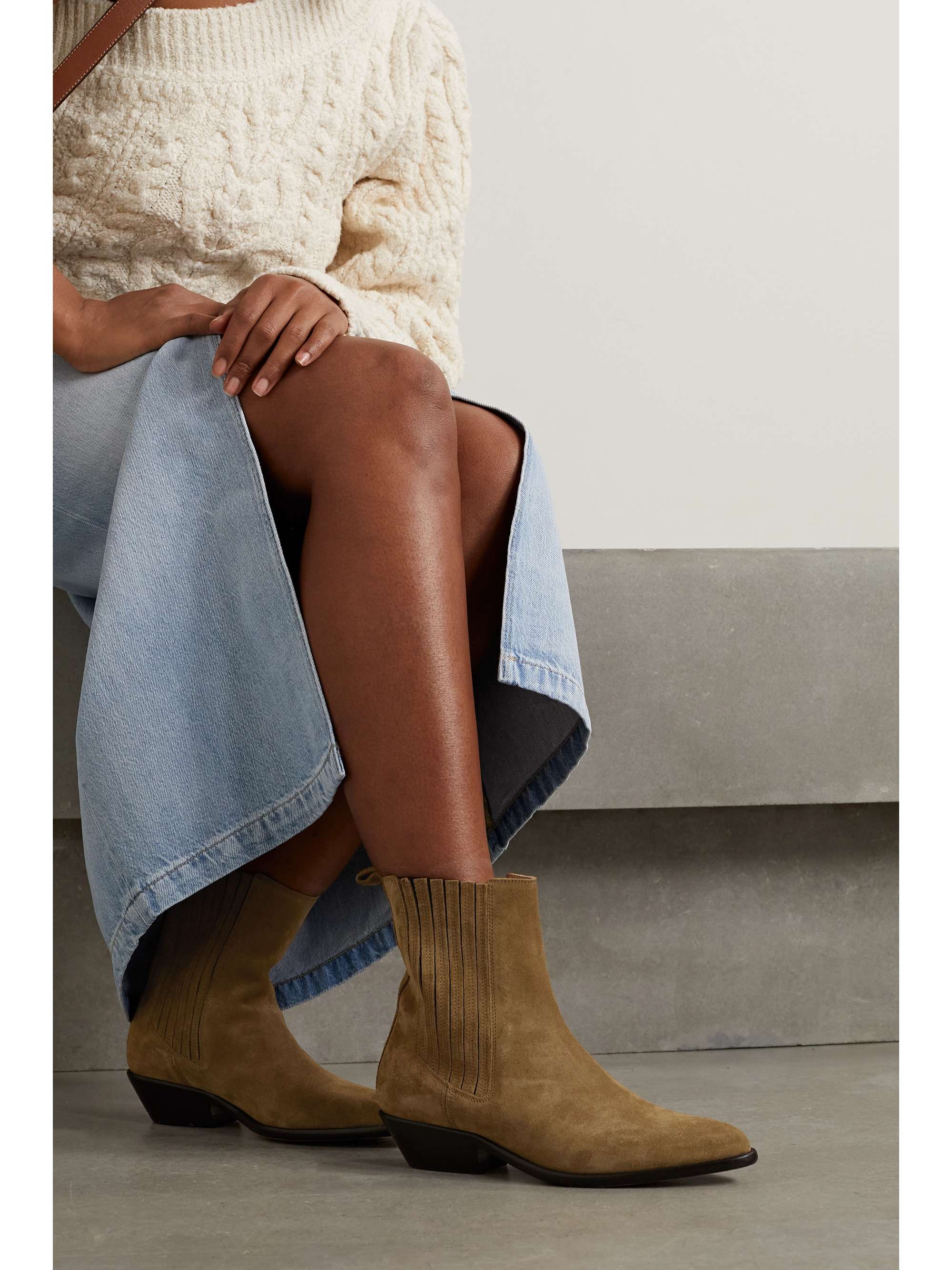 Delena suede ankle boots