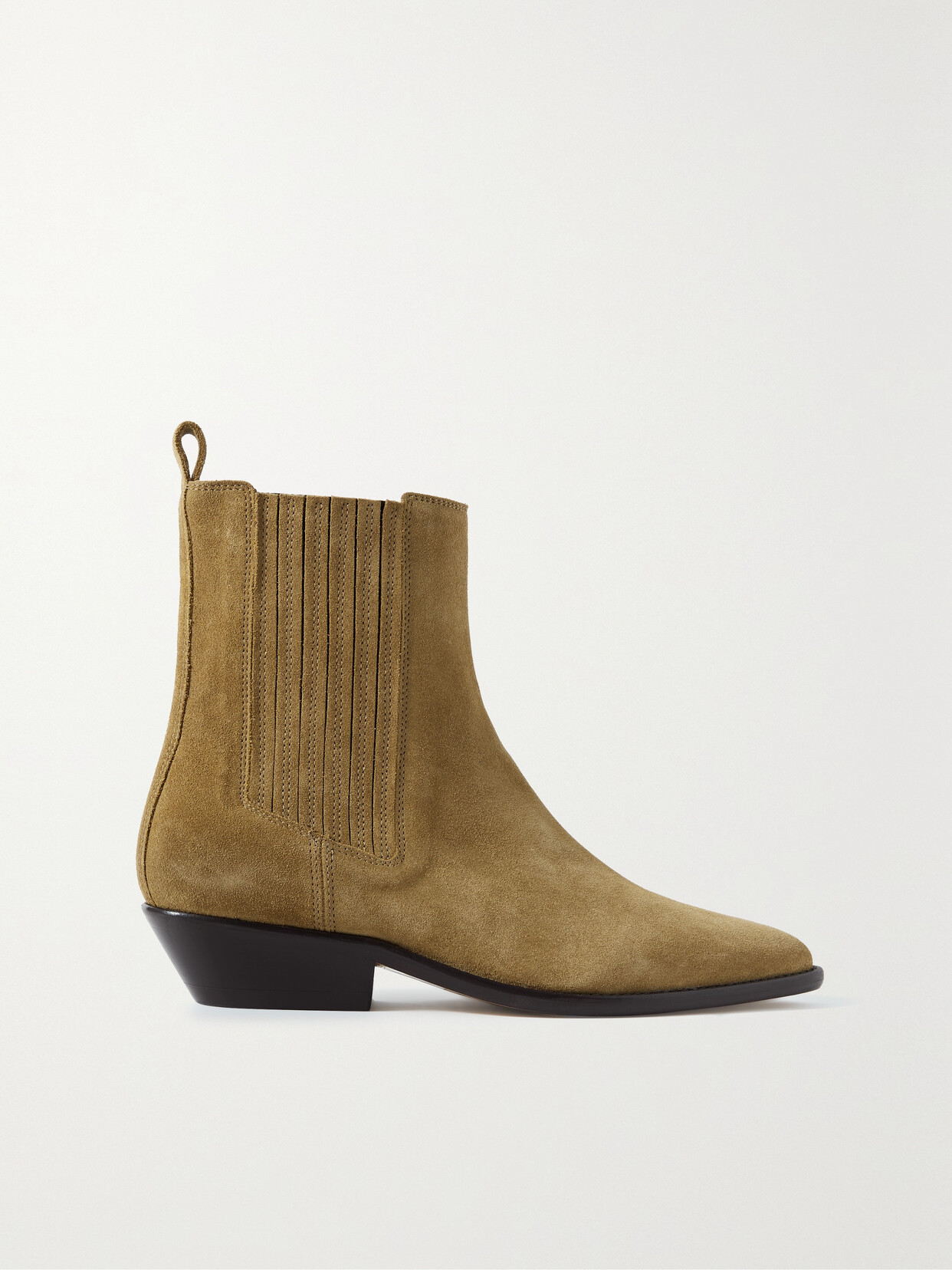 ISABEL MARANT DELENA SUEDE ANKLE BOOTS