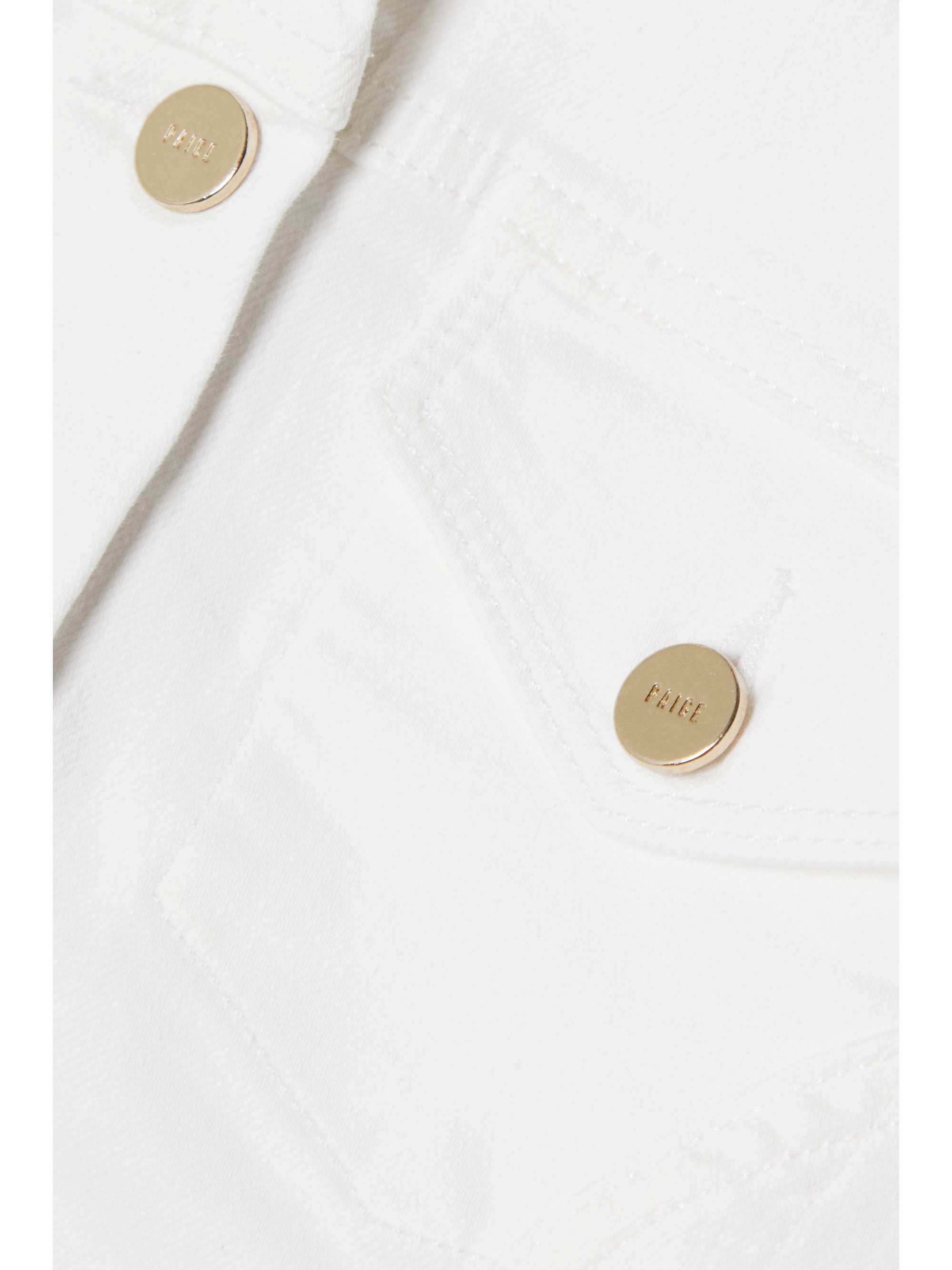 PAIGE Vivienne cropped stretch-denim jacket