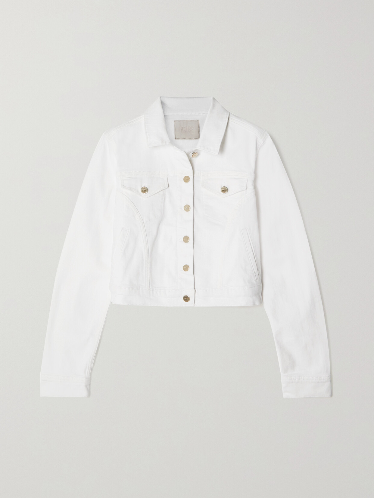 PAIGE - Vivienne Denim Jacket - White