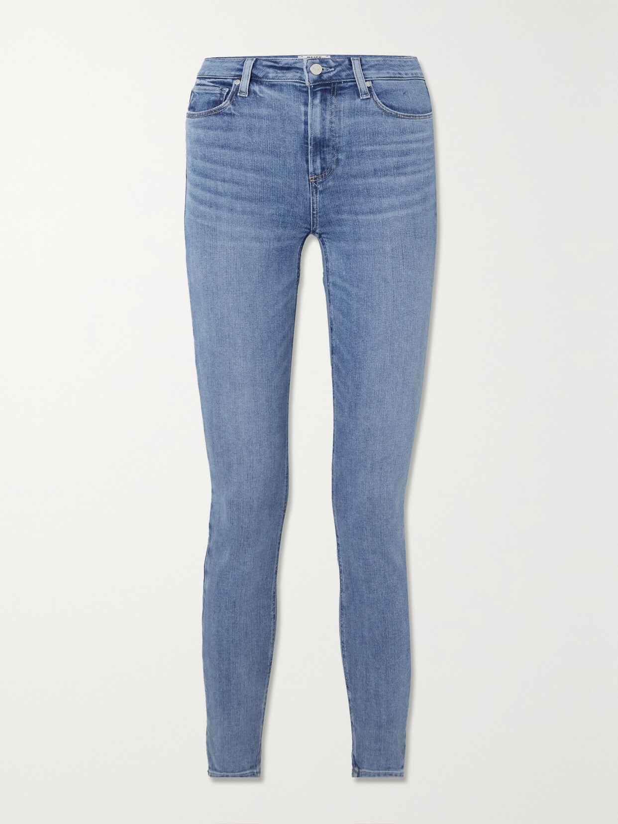 PAIGE - Hoxton High-rise Skinny Jeans - Blue