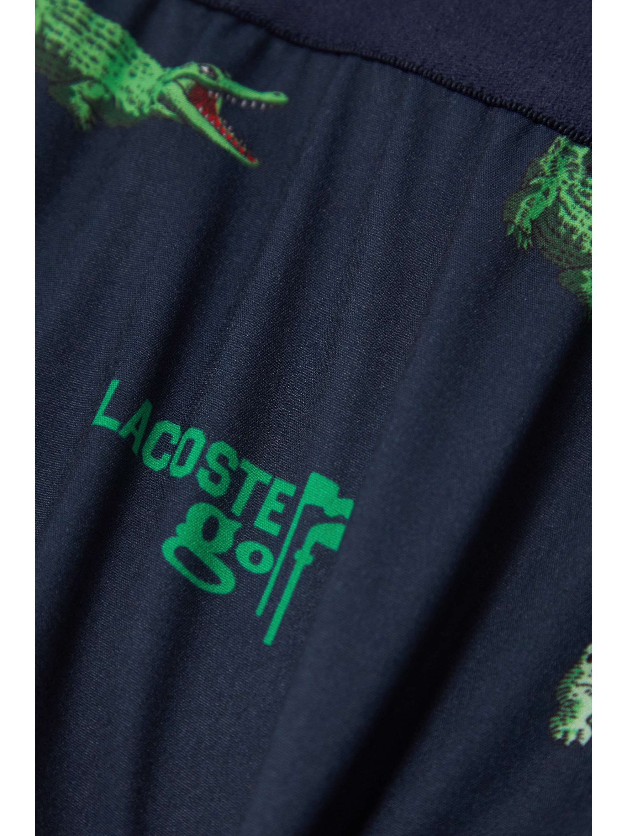 LACOSTE Printed stretch-jersey mini golf skirt