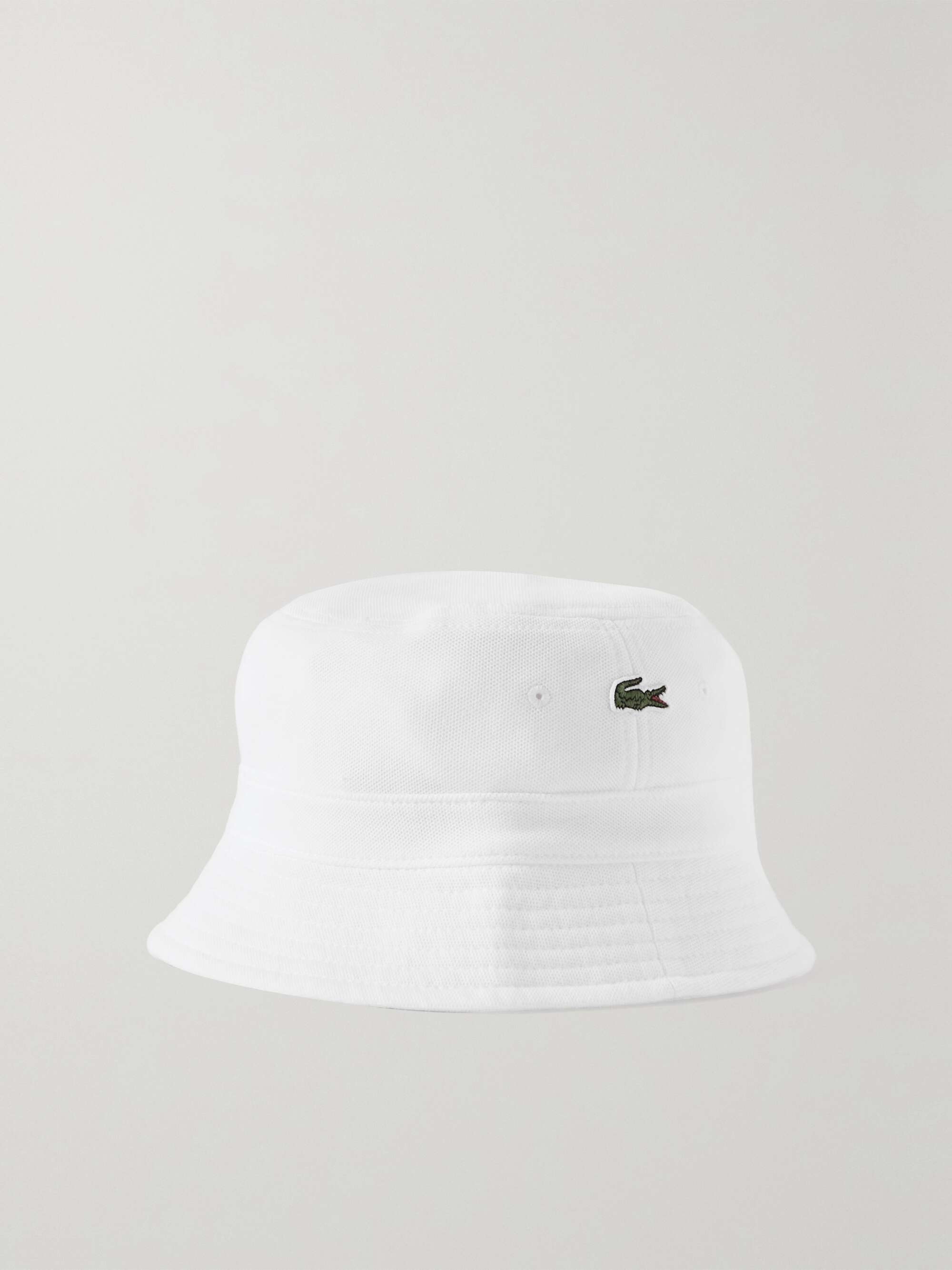 LACOSTE cotton-piqué bucket | NET-A-PORTER