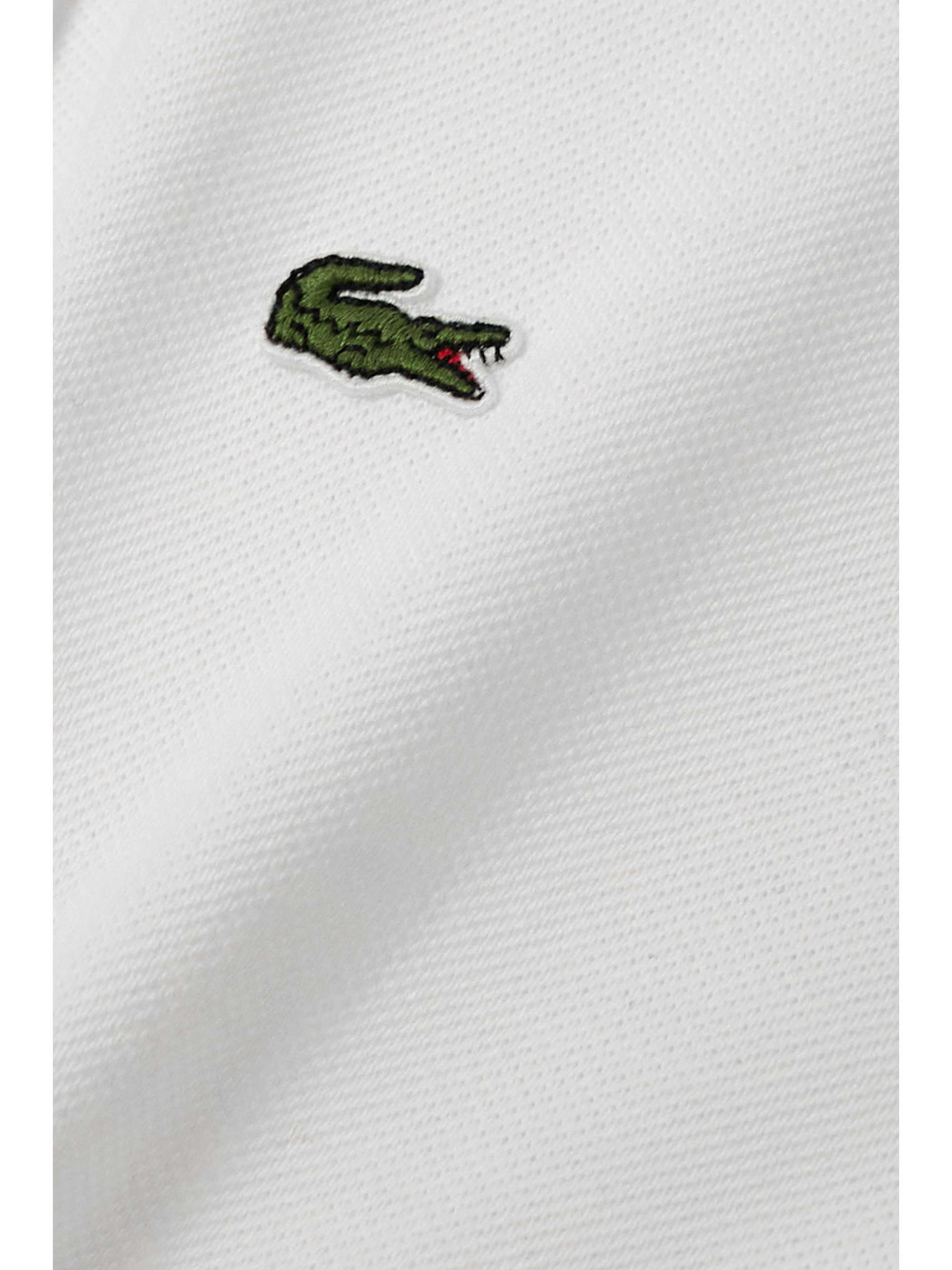 LACOSTE Appliquéd cotton-piqué polo shirt