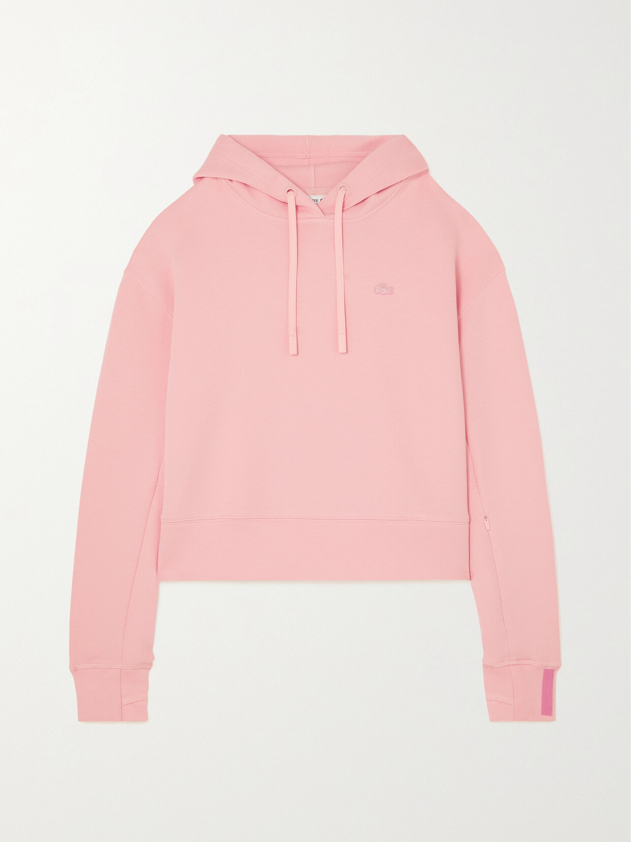 Lacoste - Cotton-blend Jersey Hoodie - Pink