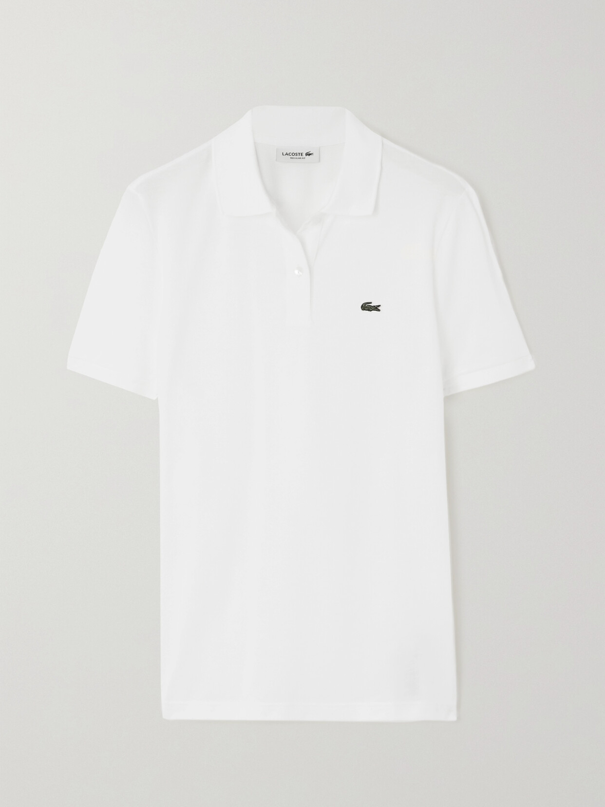 Lacoste - Appliquéd Cotton-piqué Polo Shirt - White