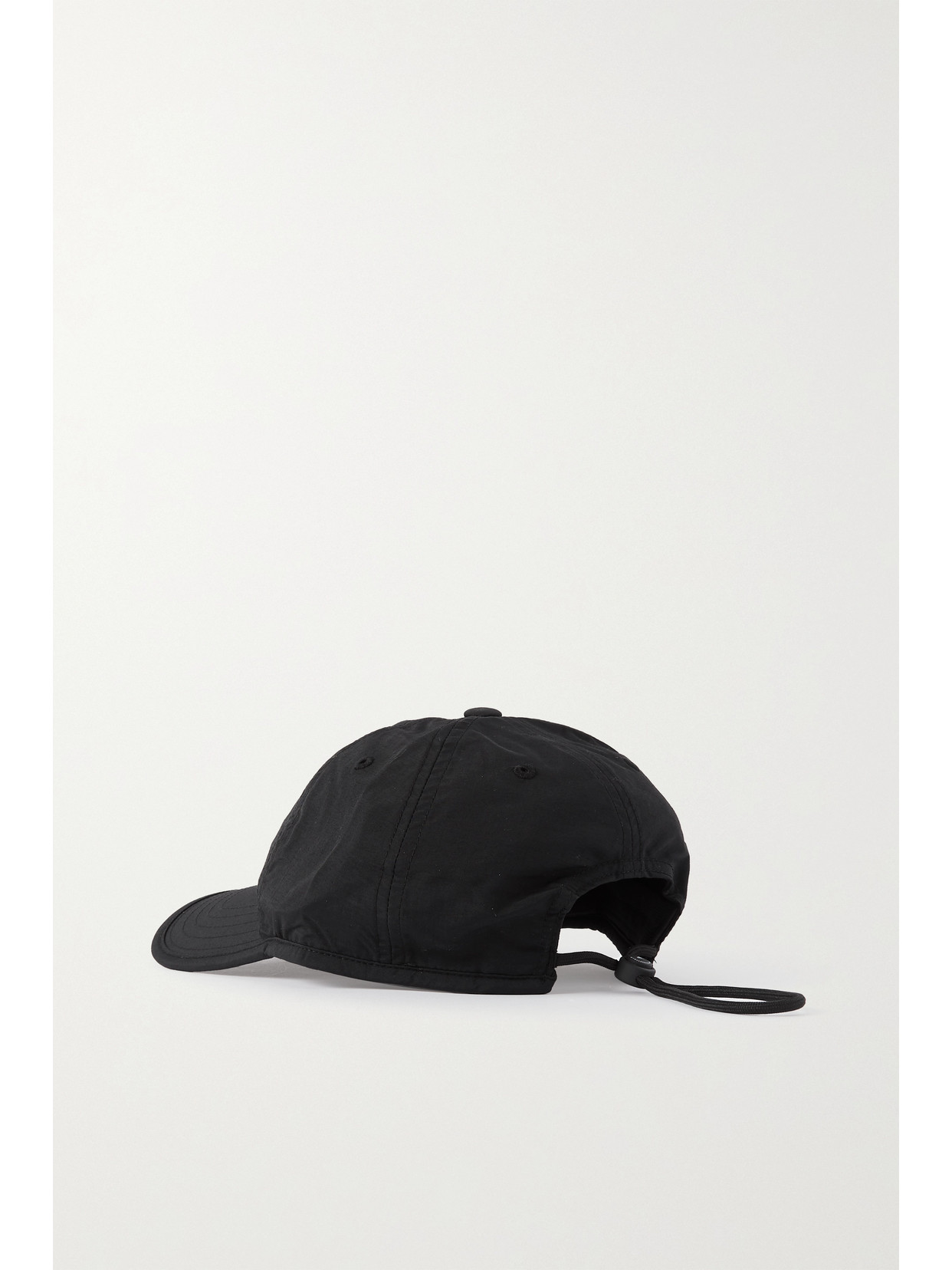Adidas By Stella Mccartney Logo-embroidered Recycled-polyamide Baseball Cap In Black/black/white